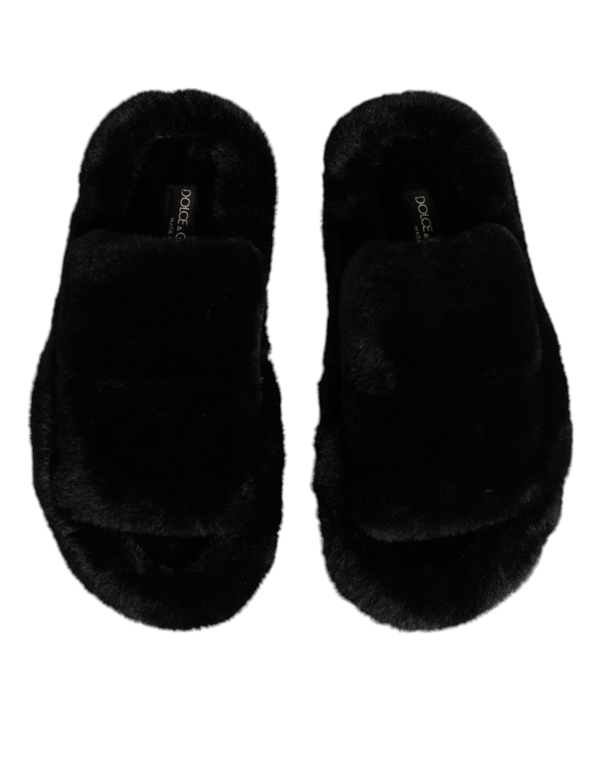 Polyester Velvet Slides Slipper Men's Shoes - Dolce & Gabbana - Modalova