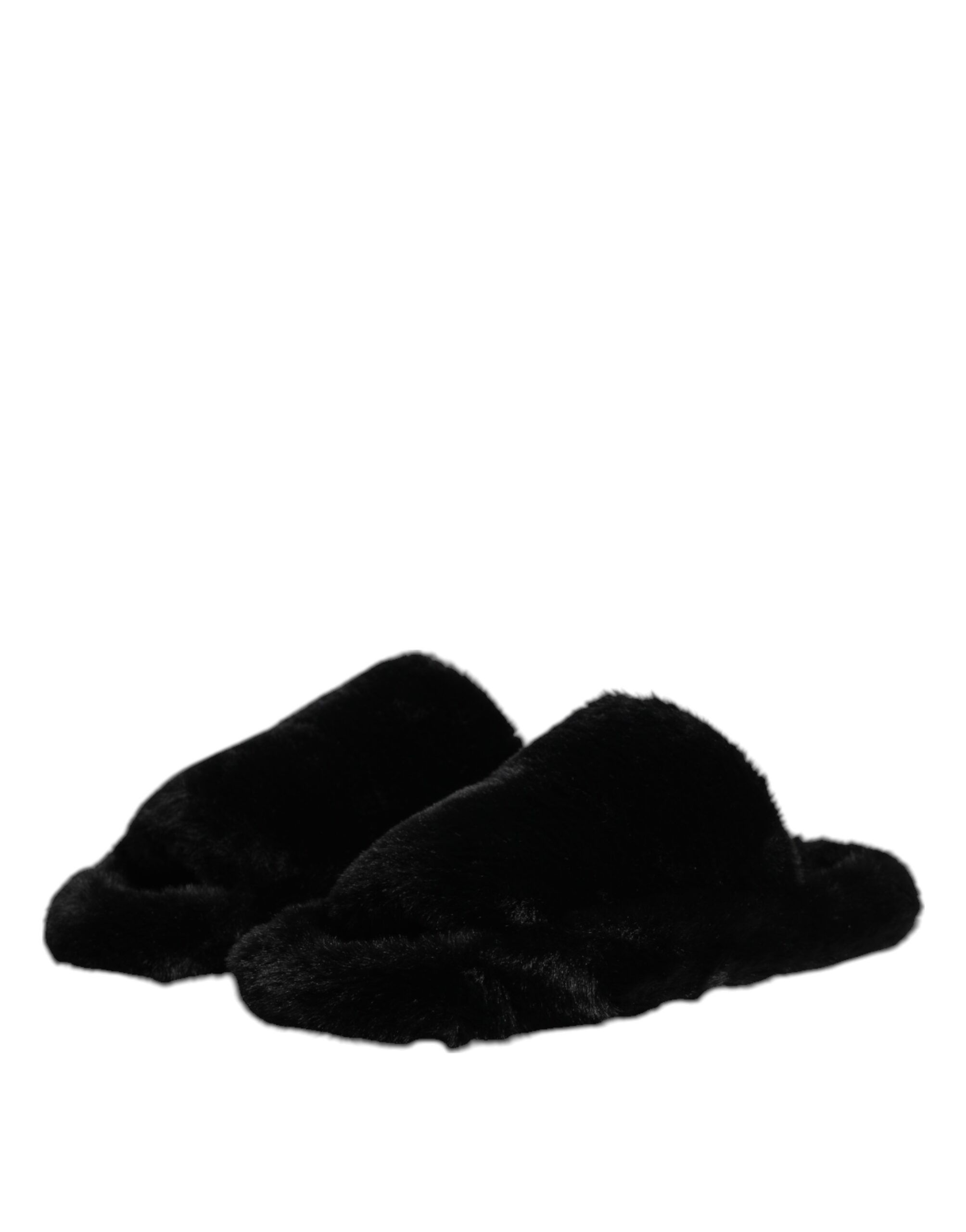 Polyester Velvet Slides Slipper Men's Shoes - Dolce & Gabbana - Modalova