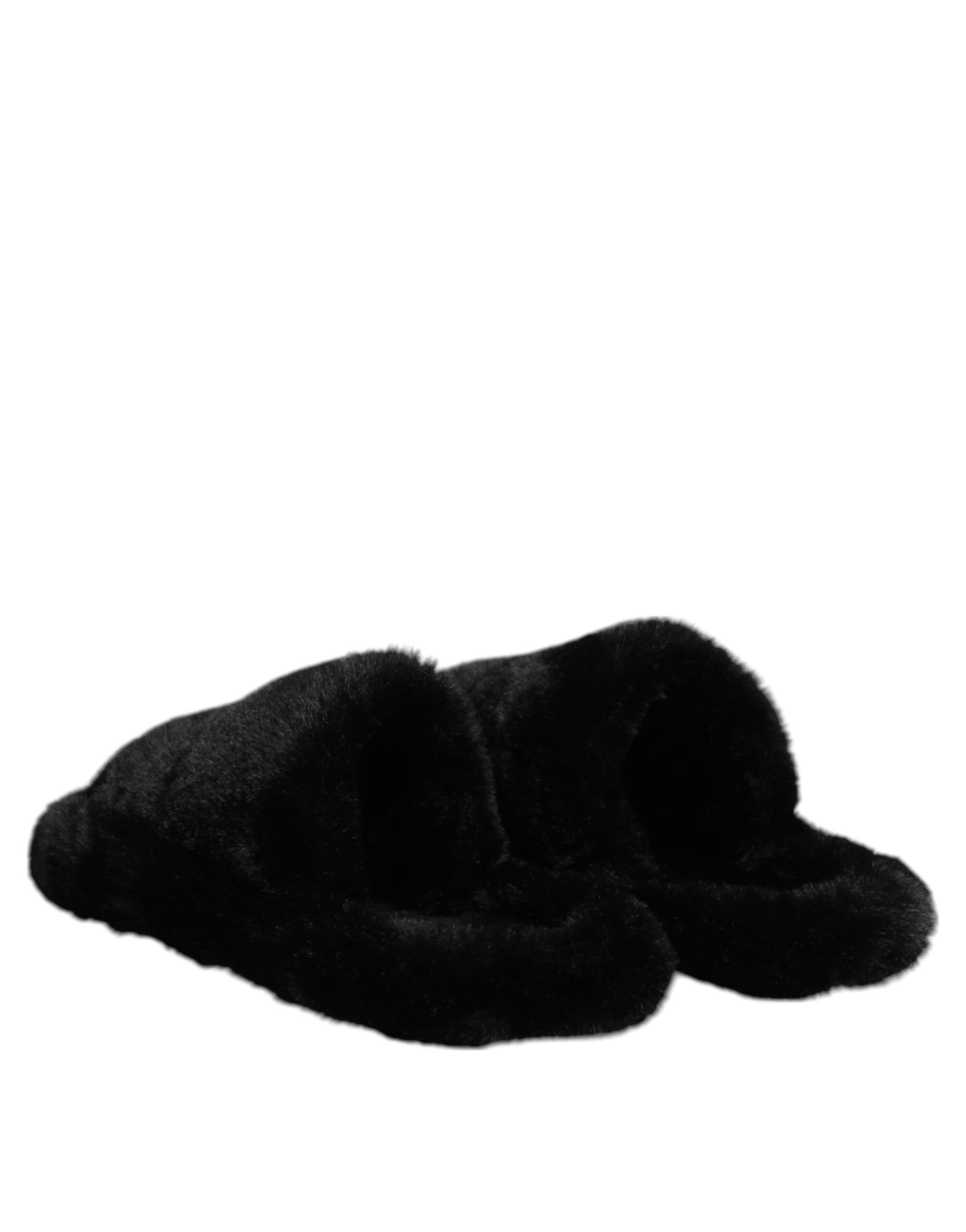 Polyester Velvet Slides Slipper Men's Shoes - Dolce & Gabbana - Modalova