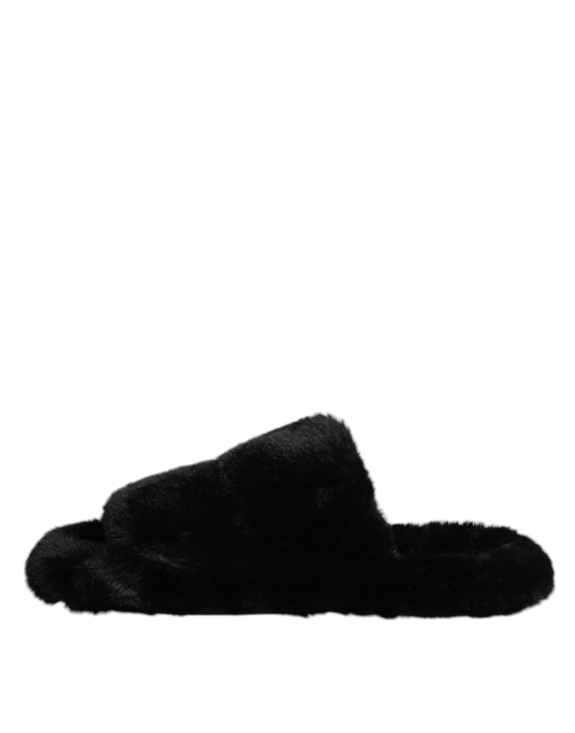Polyester Velvet Slides Slipper Men's Shoes - Dolce & Gabbana - Modalova