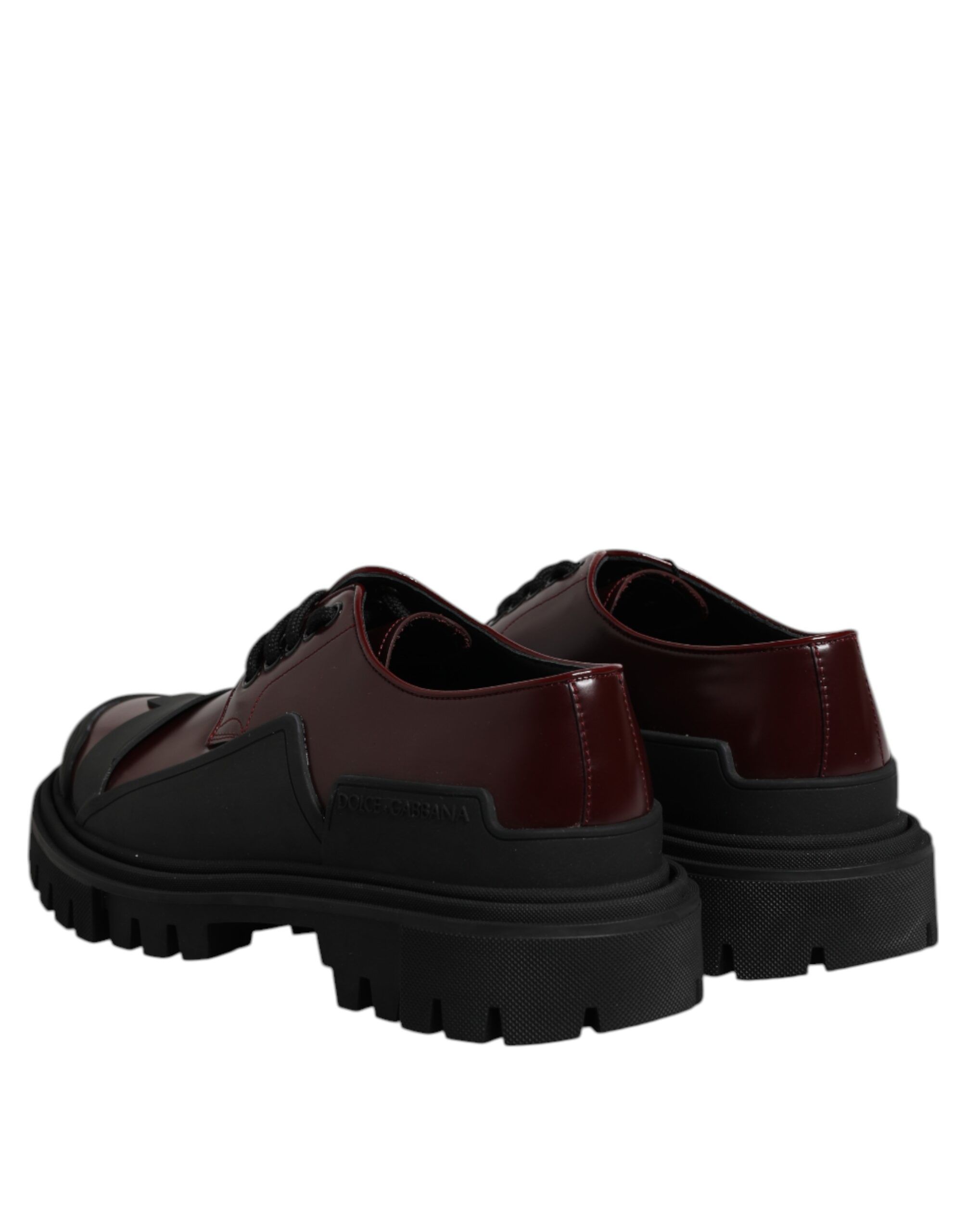 Leather Lace Up Trekking Dress Men's Shoes - Dolce & Gabbana - Modalova