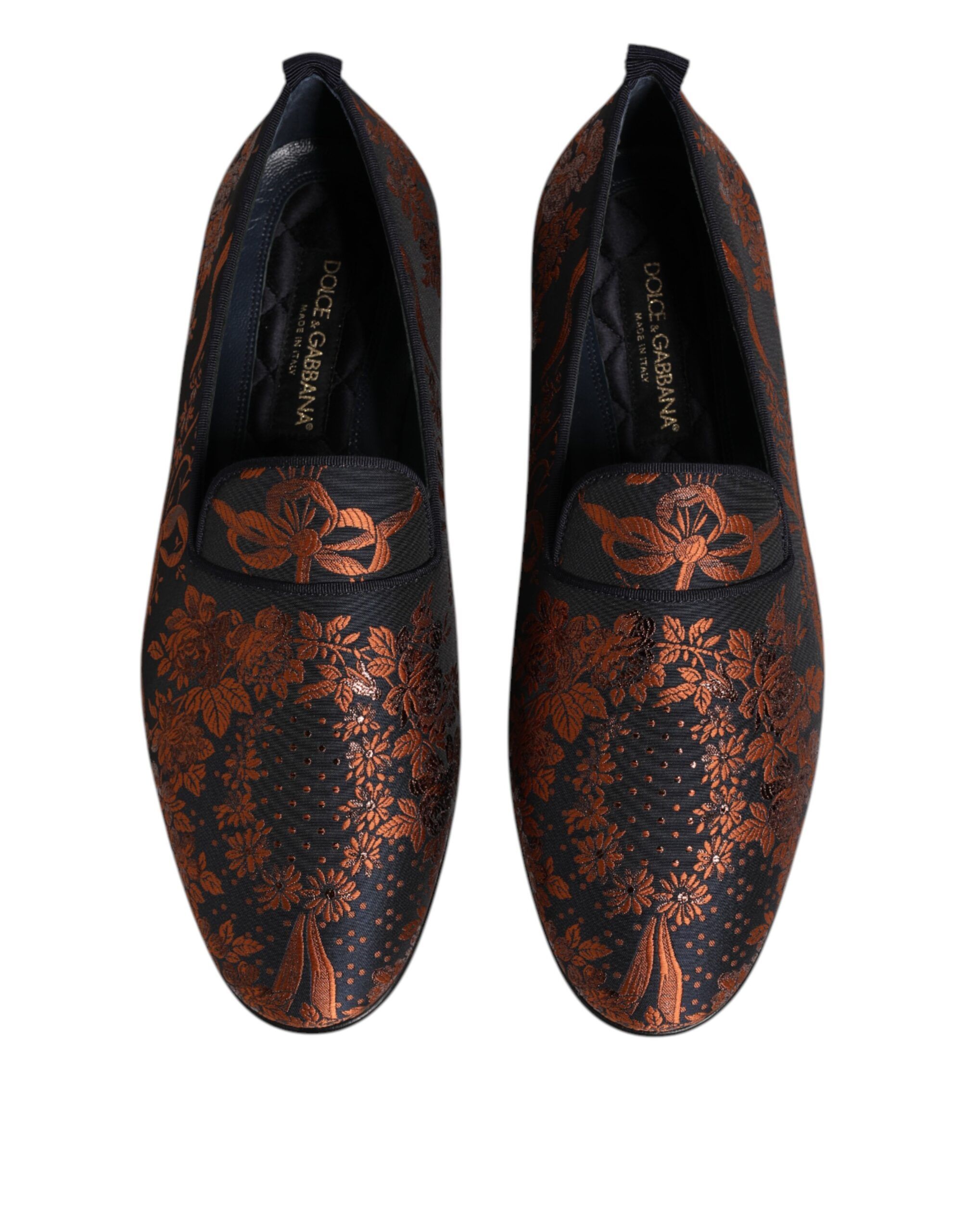 Jacquard Polyester Slip On Loafers Men's Shoes - Dolce & Gabbana - Modalova