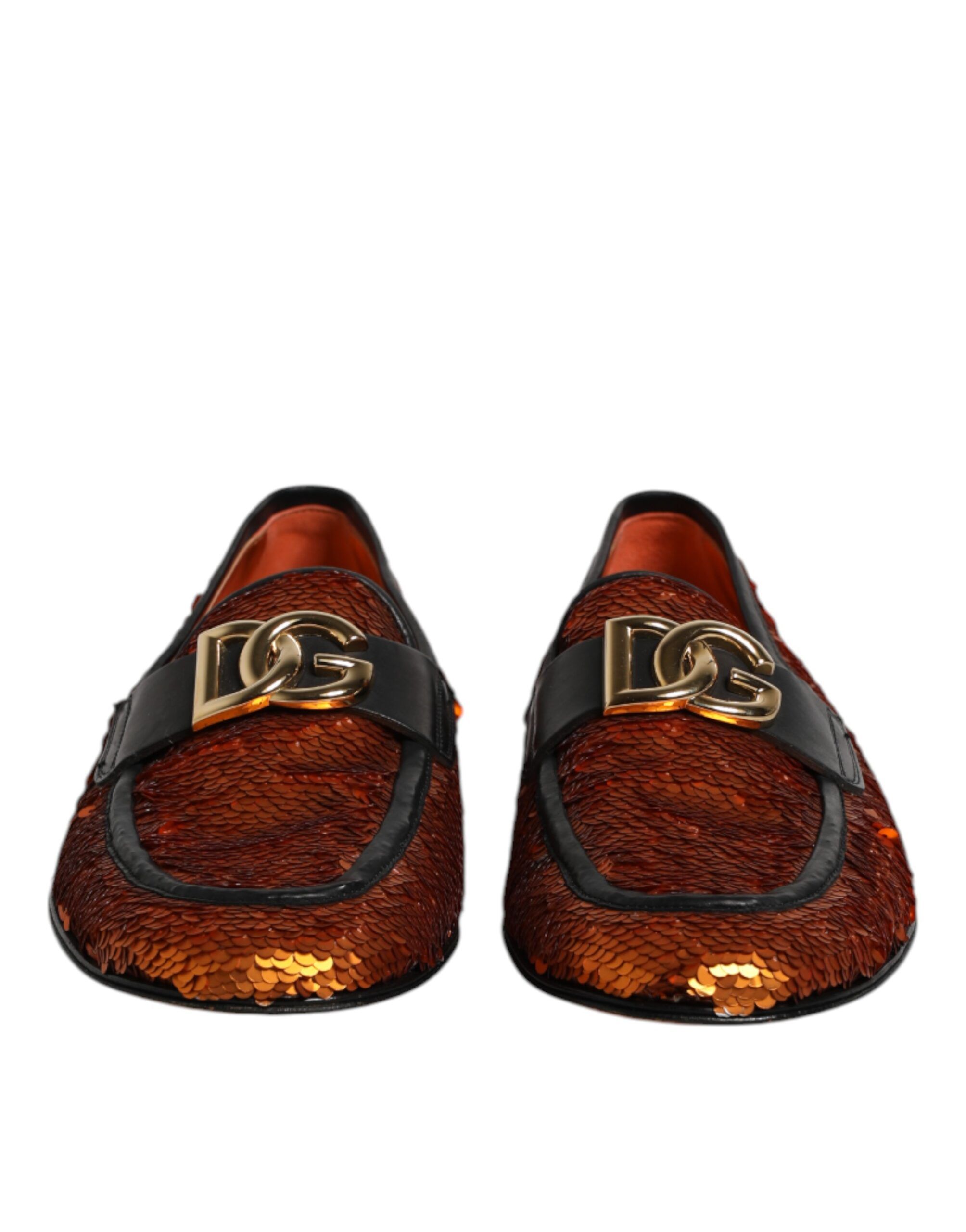 Sequin Embellished Men Loafers Men's Shoes - Dolce & Gabbana - Modalova