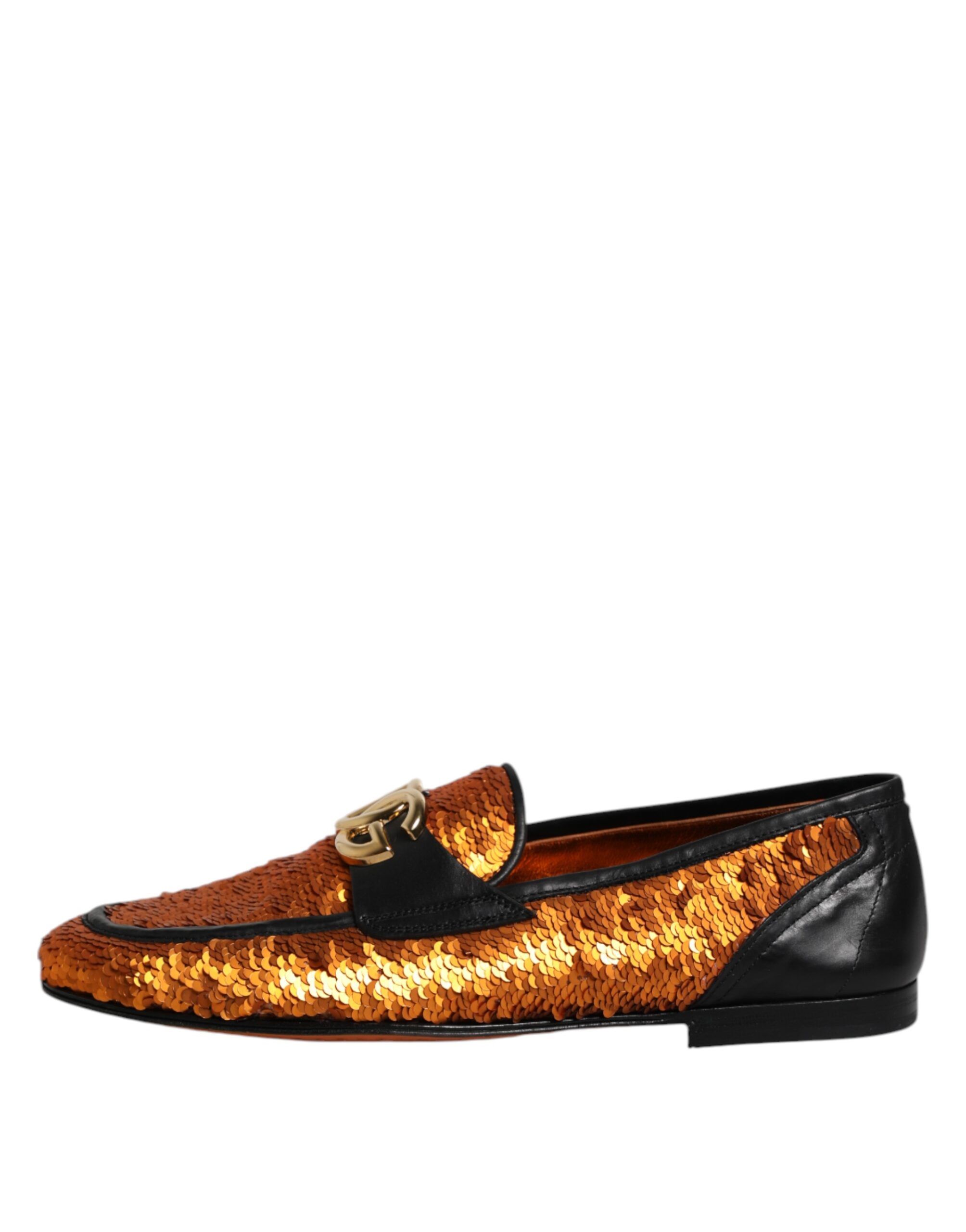 Sequin Embellished Men Loafers Men's Shoes - Dolce & Gabbana - Modalova