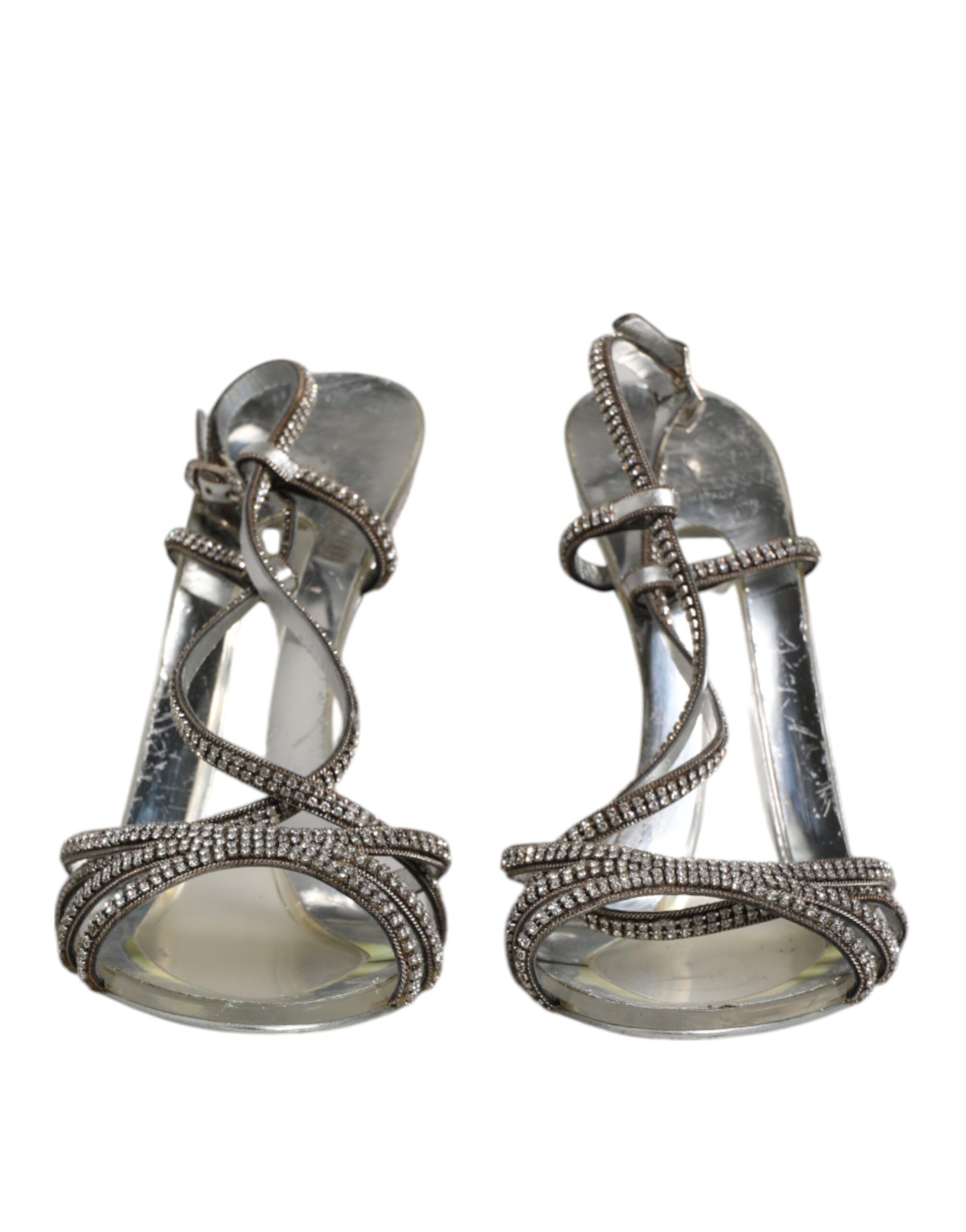 Strass Ankle Strap Heels Sandals Women's Shoes (Pre-Owned) - Dolce & Gabbana - Modalova