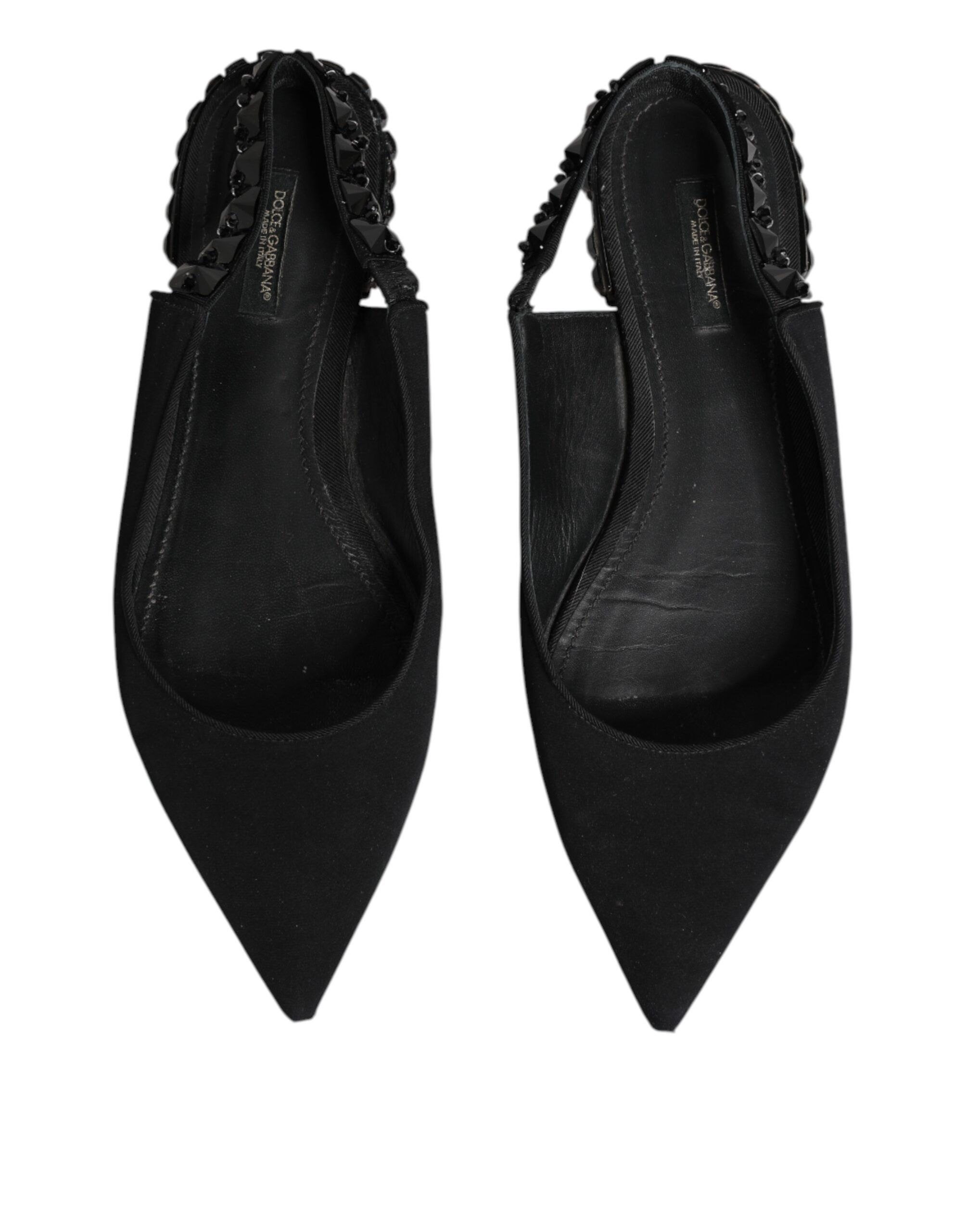 Crystal Charmeuse Slingback Women's Shoes (Pre-Owned) - Dolce & Gabbana - Modalova