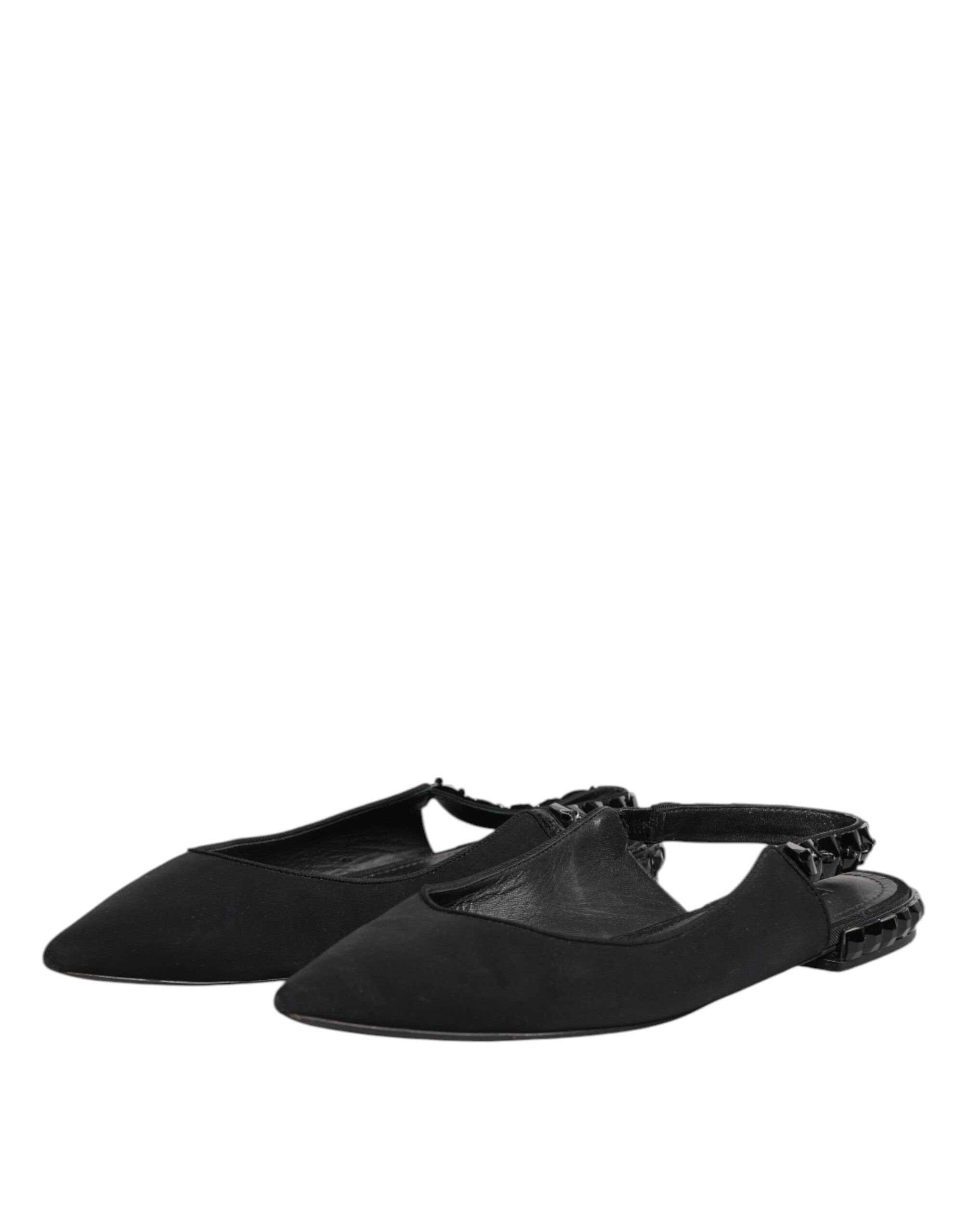Crystal Charmeuse Slingback Women's Shoes (Pre-Owned) - Dolce & Gabbana - Modalova