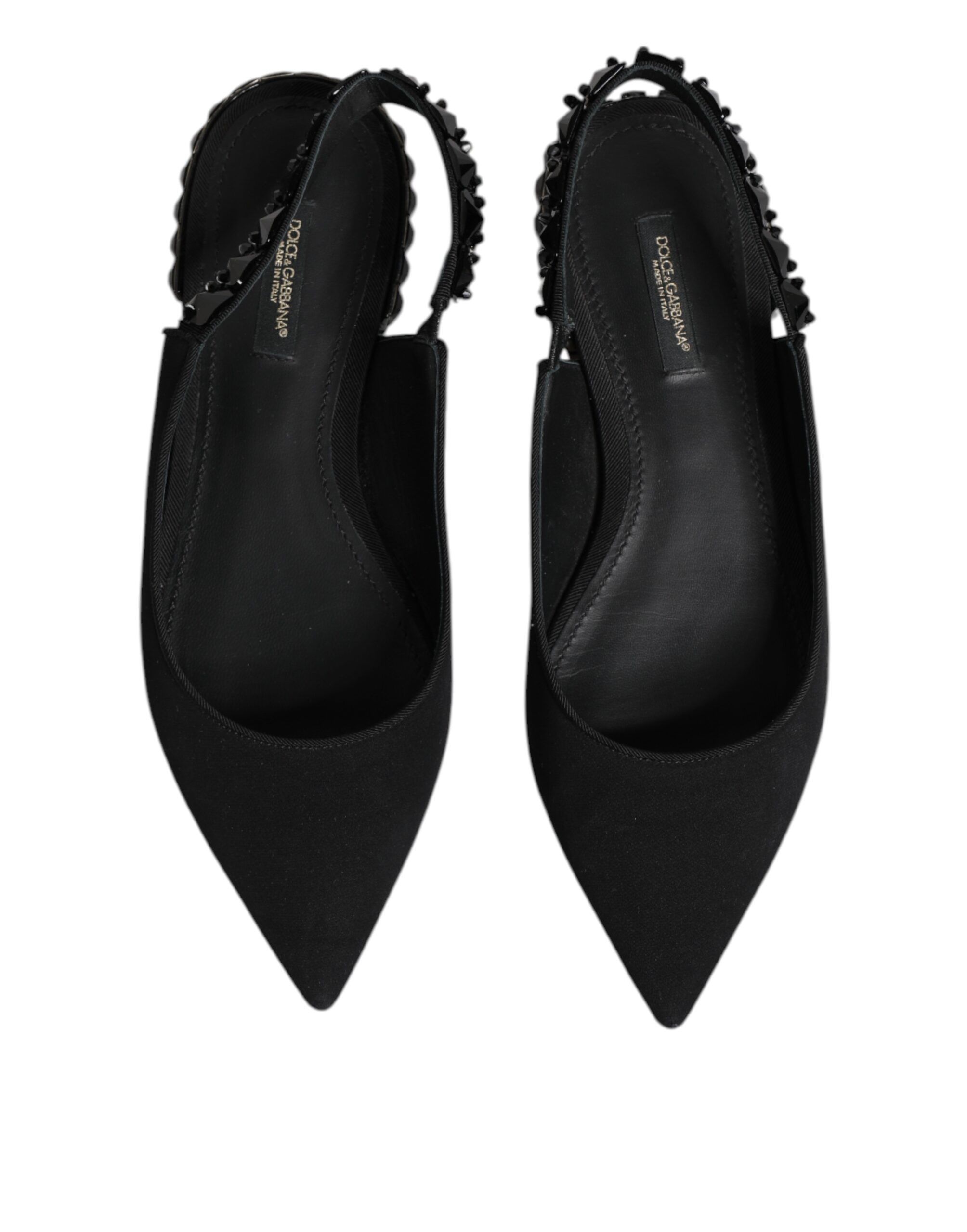 Crystal Charmeuse Slingback Women's Shoes (Pre-Owned) - Dolce & Gabbana - Modalova