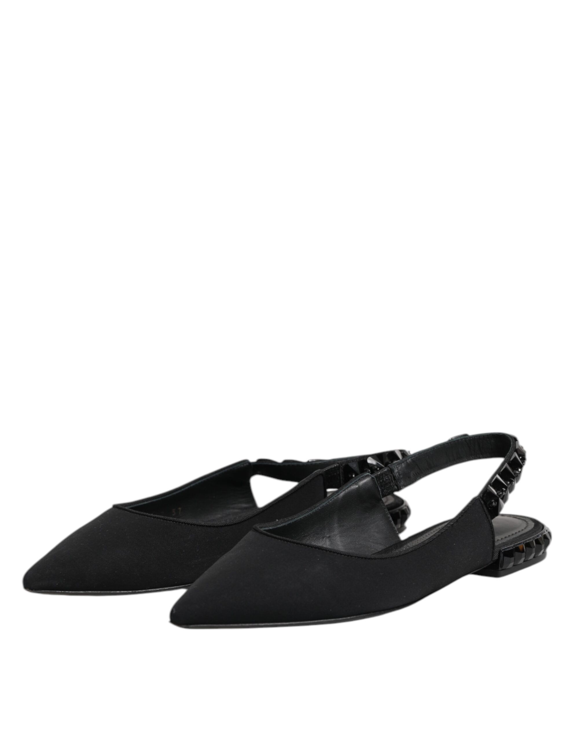 Crystal Charmeuse Slingback Women's Shoes (Pre-Owned) - Dolce & Gabbana - Modalova
