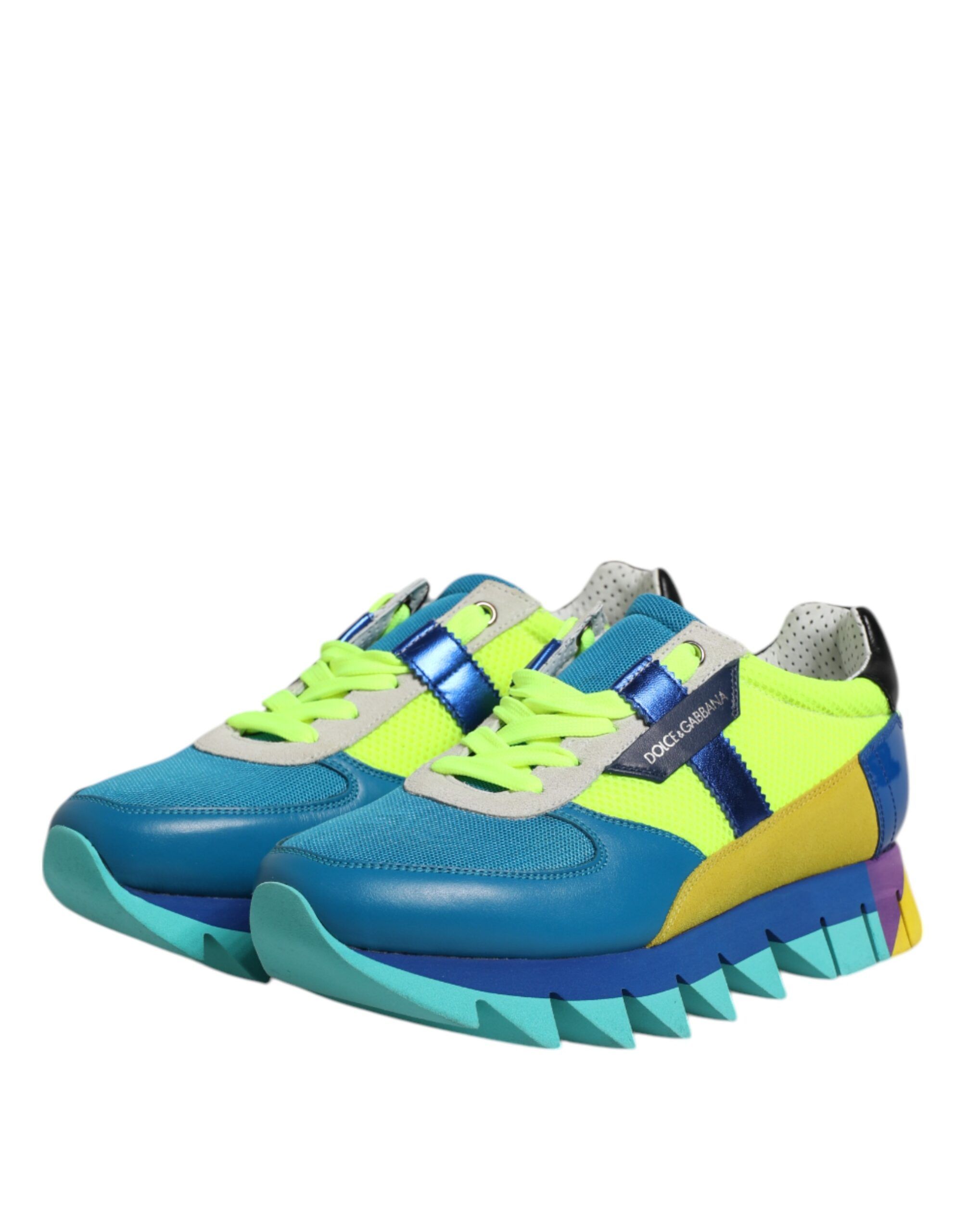 Leather Low Top Men Sneakers Men's Shoes - Dolce & Gabbana - Modalova