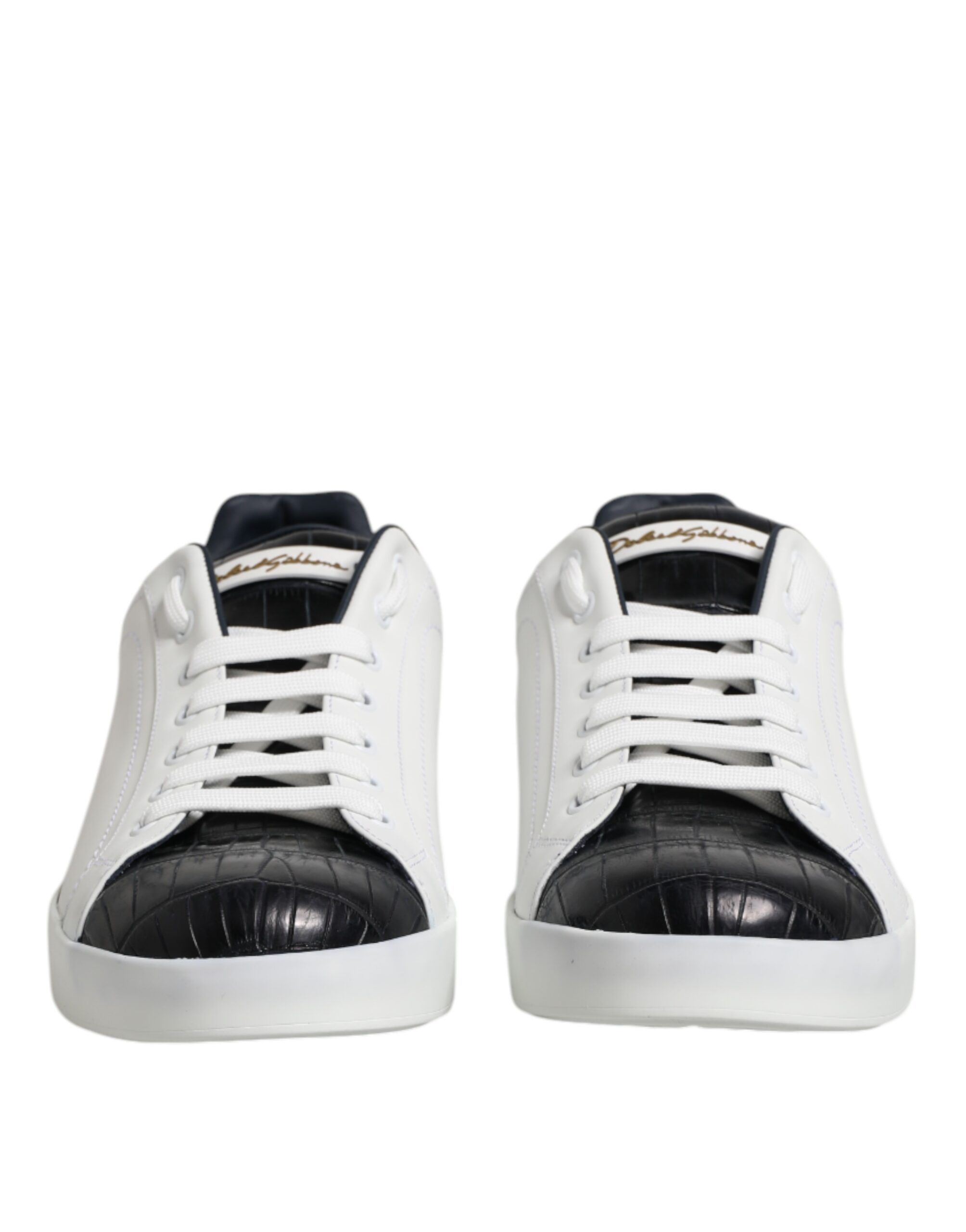 Leather Portofino Sneaker Men's Shoes - Dolce & Gabbana - Modalova