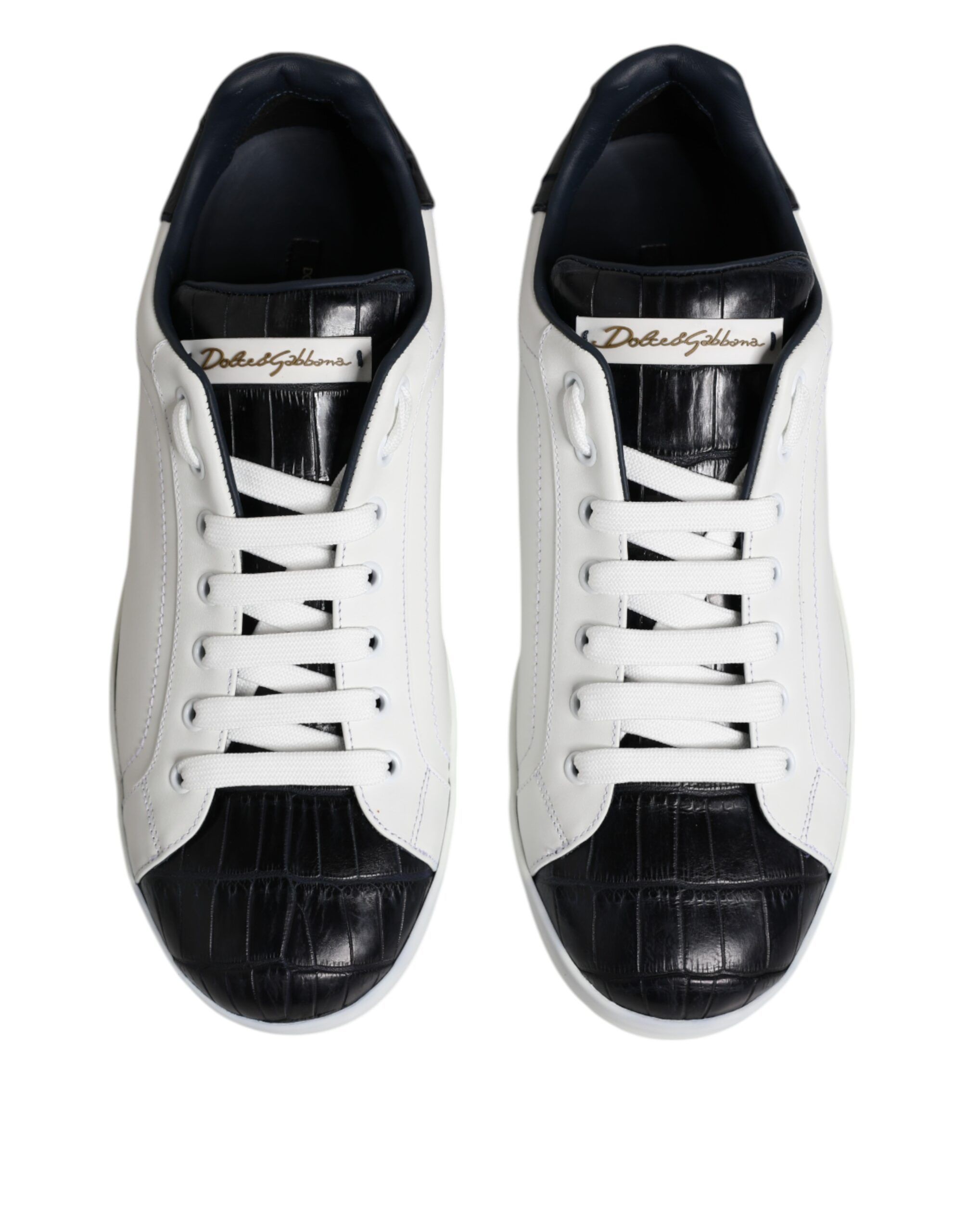 Leather Portofino Sneaker Men's Shoes - Dolce & Gabbana - Modalova