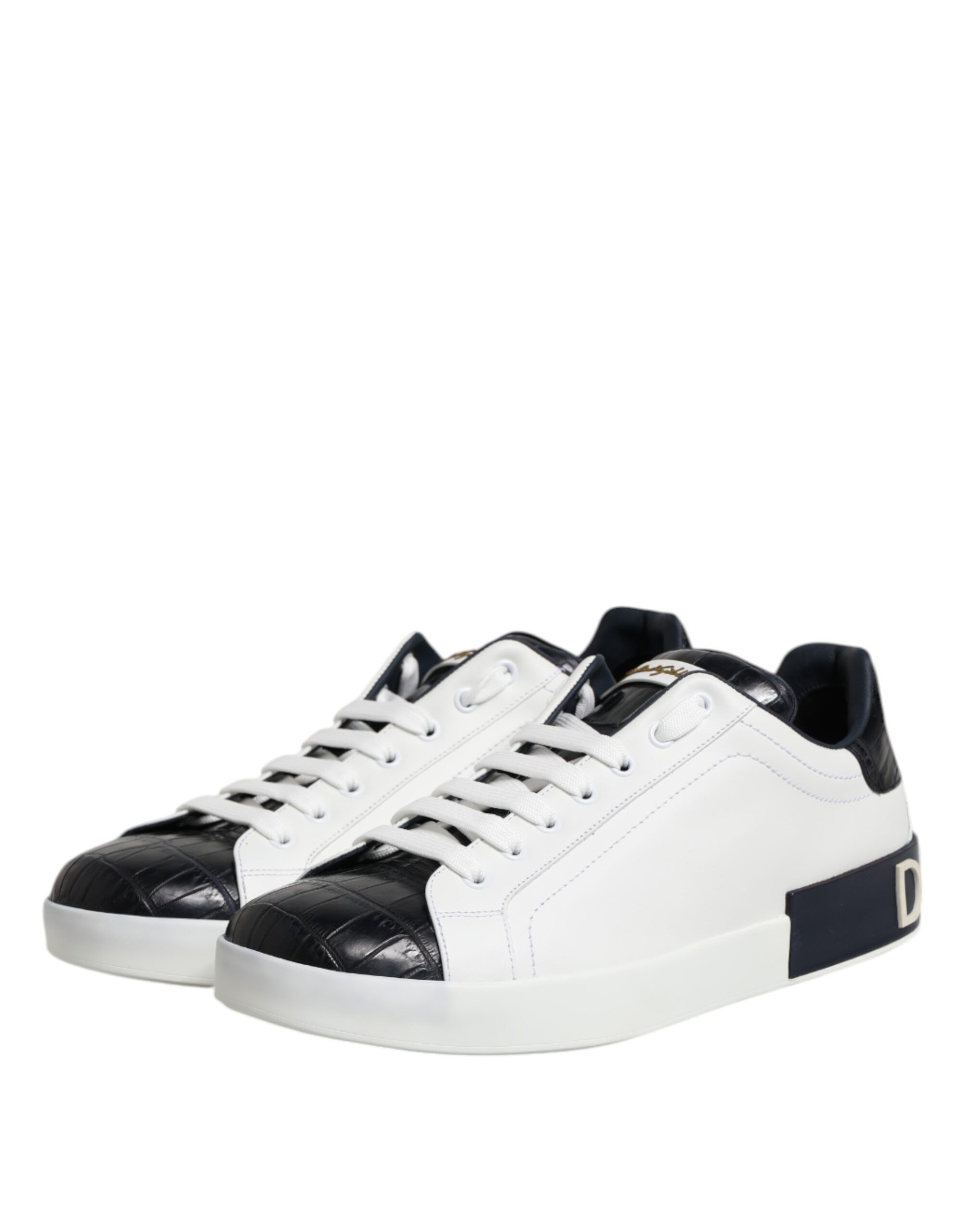 Leather Portofino Sneaker Men's Shoes - Dolce & Gabbana - Modalova