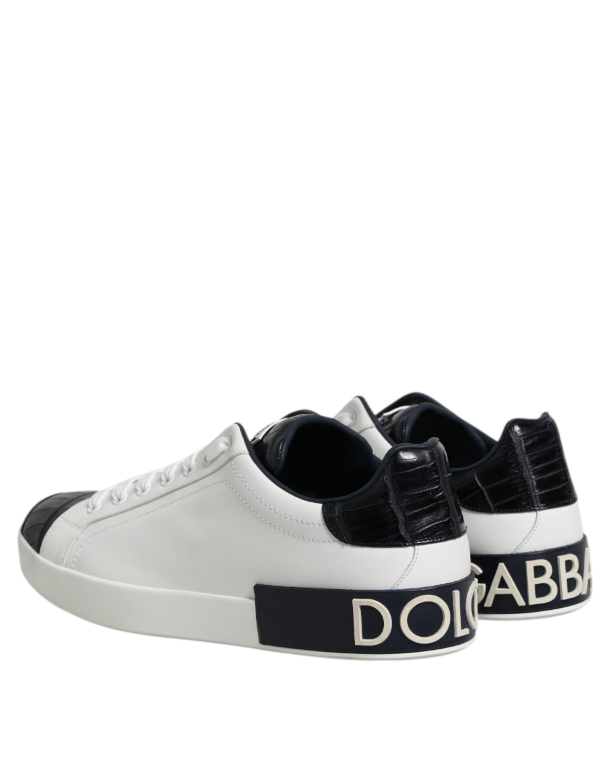Leather Portofino Sneaker Men's Shoes - Dolce & Gabbana - Modalova