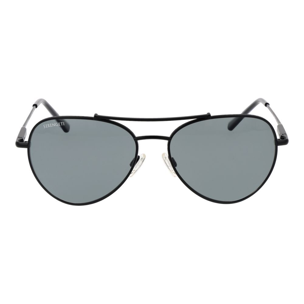 Serengeti Black Metal Sunglasses - Serengeti - Modalova