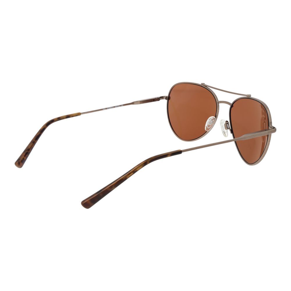 Serengeti Brown Metal Sunglasses - Serengeti - Modalova
