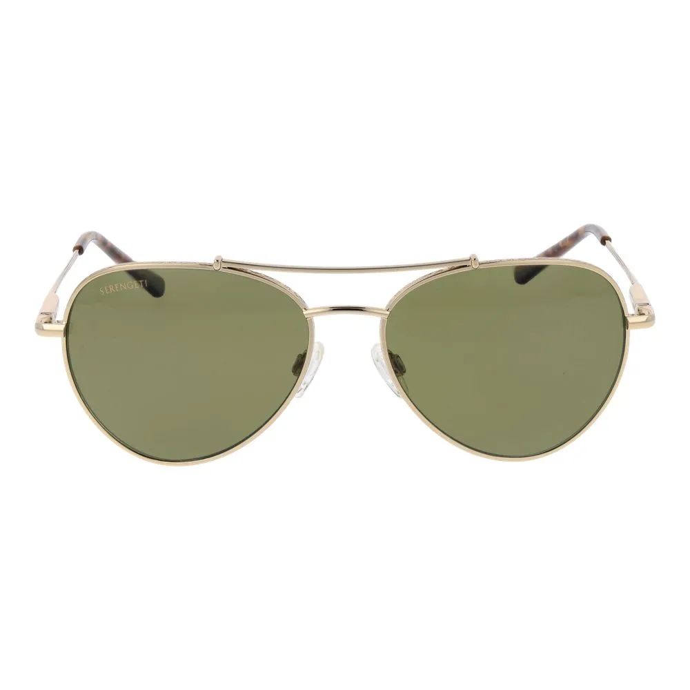 Serengeti Gold Metal Sunglasses - Serengeti - Modalova