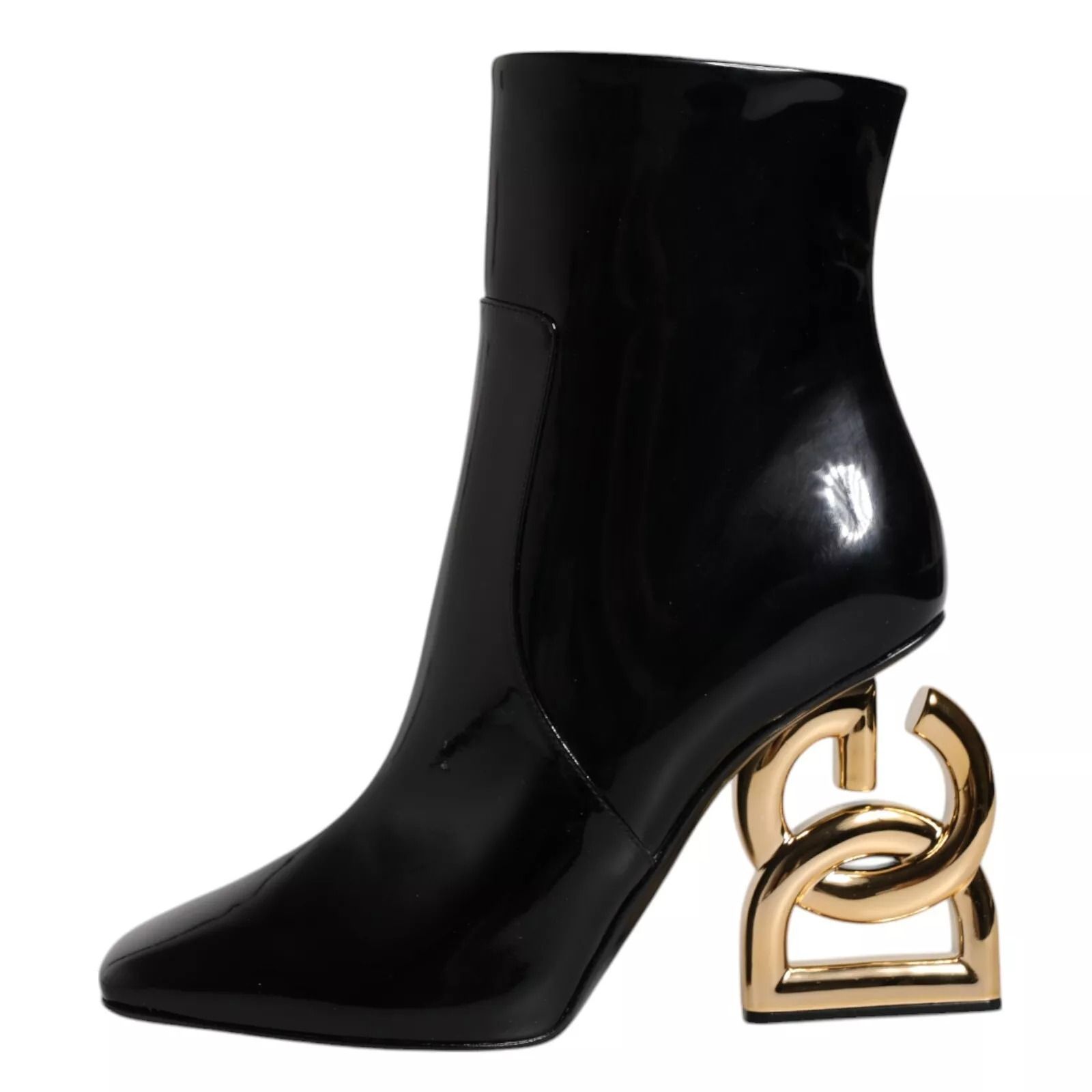 Jackie Leather Mid Calf Boots Women's Shoes - Dolce & Gabbana - Modalova