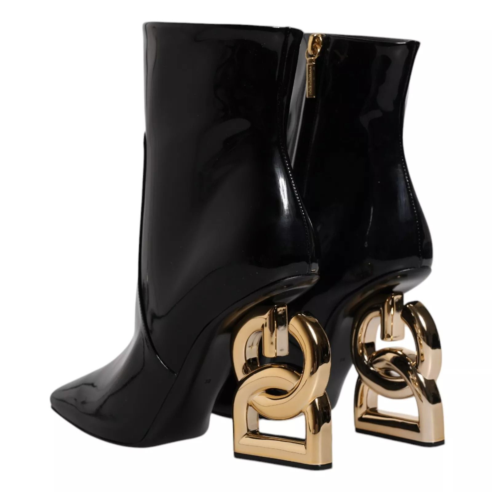 Jackie Leather Mid Calf Boots Women's Shoes - Dolce & Gabbana - Modalova