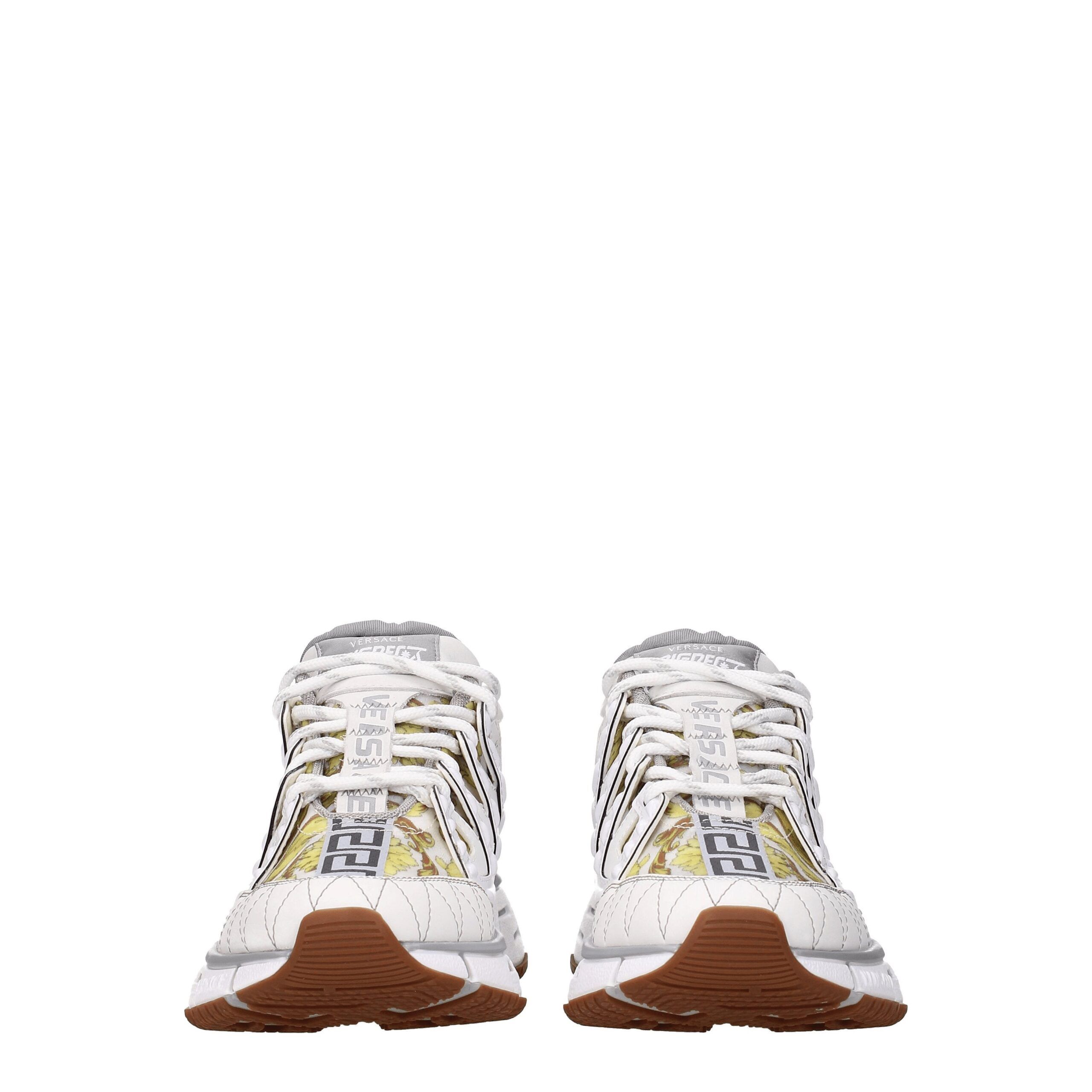 Leather Athletic Women's Sneakers - Versace - Modalova