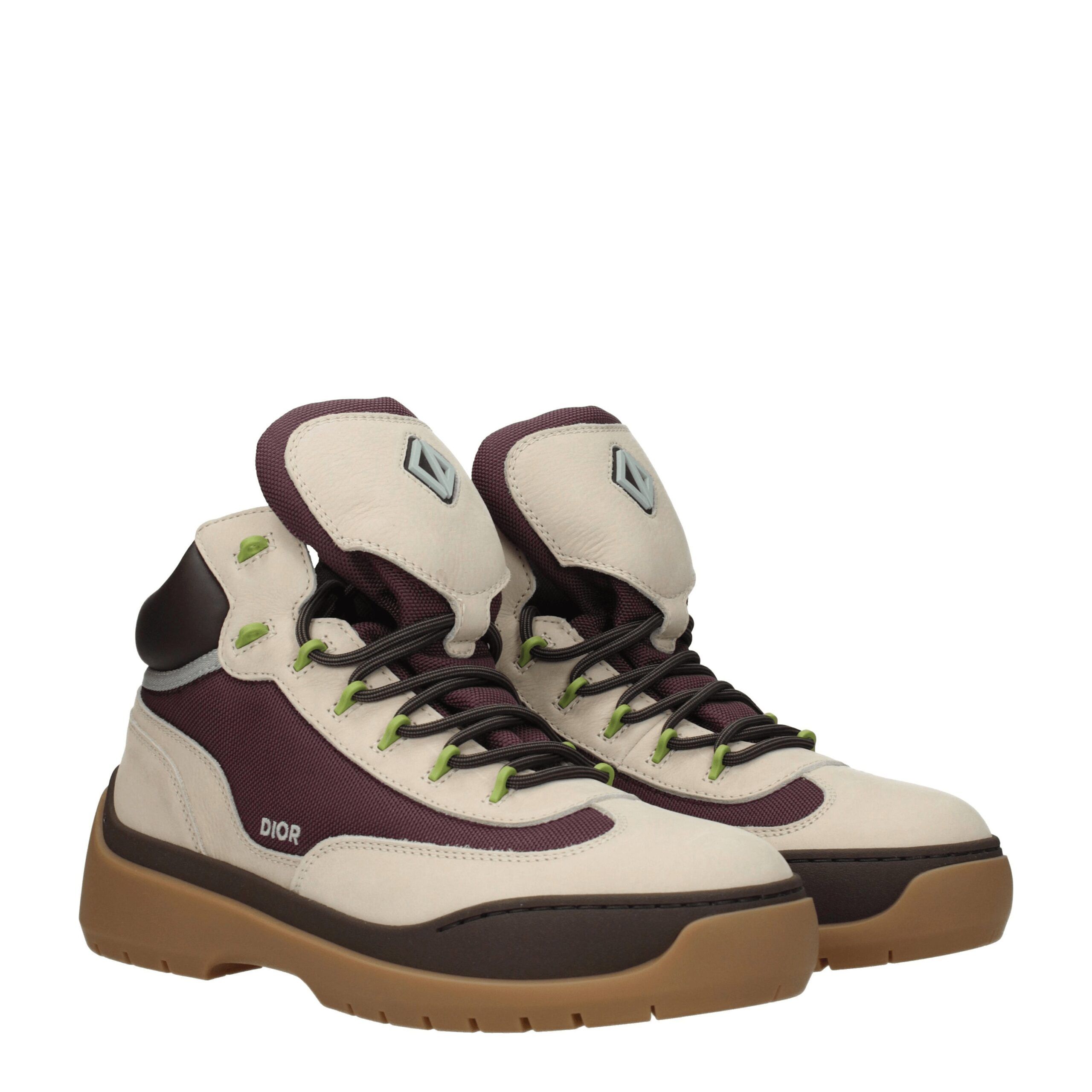 Leather Ankle Men's Boots - Christian Dior - Modalova