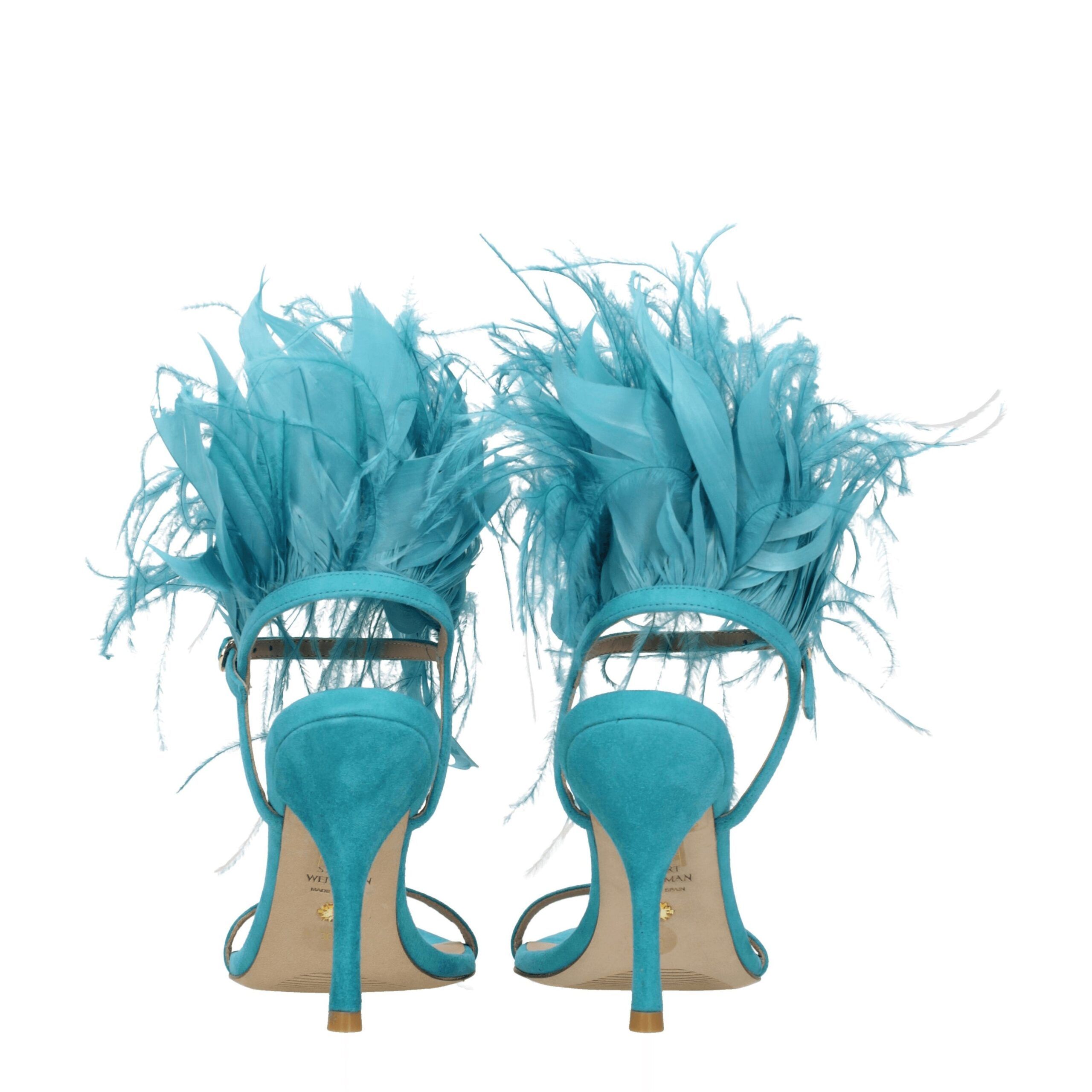 Leather Stiletto Heel Women's Sandals - Stuart Weitzman - Modalova