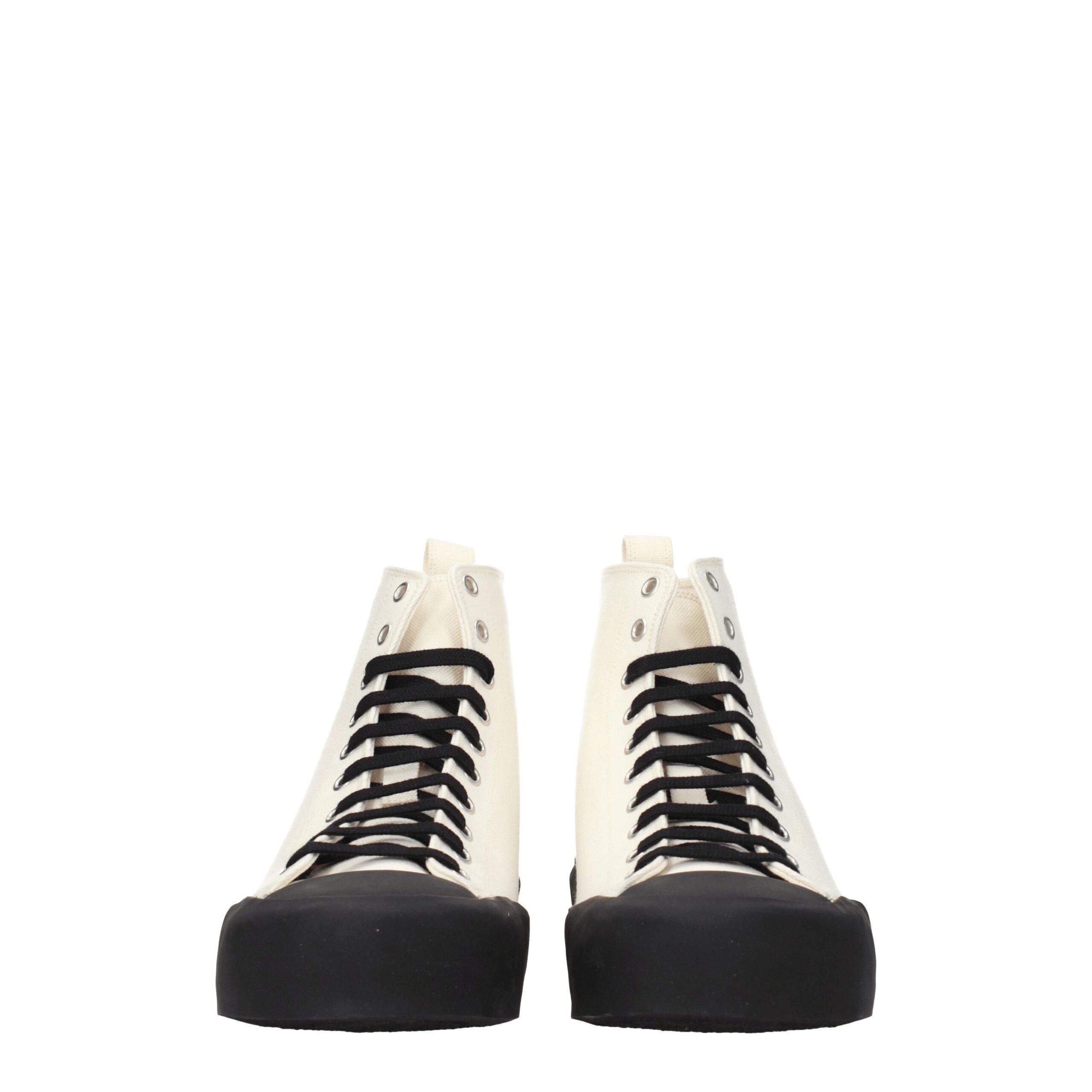 Fabric High Top Men's Sneakers - Jil Sander - Modalova