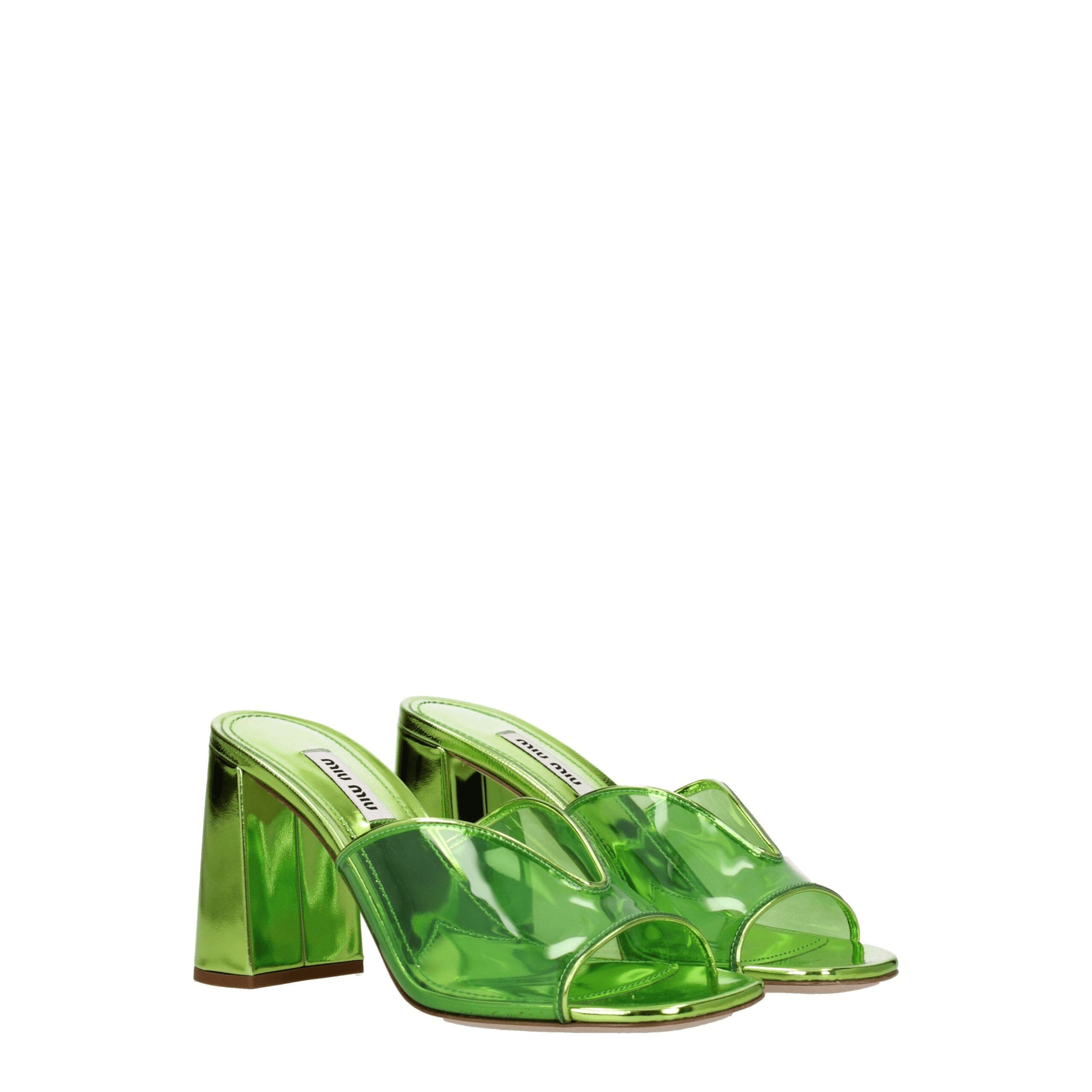Plexiglass Platform Women's Sandals - Miu Miu - Modalova