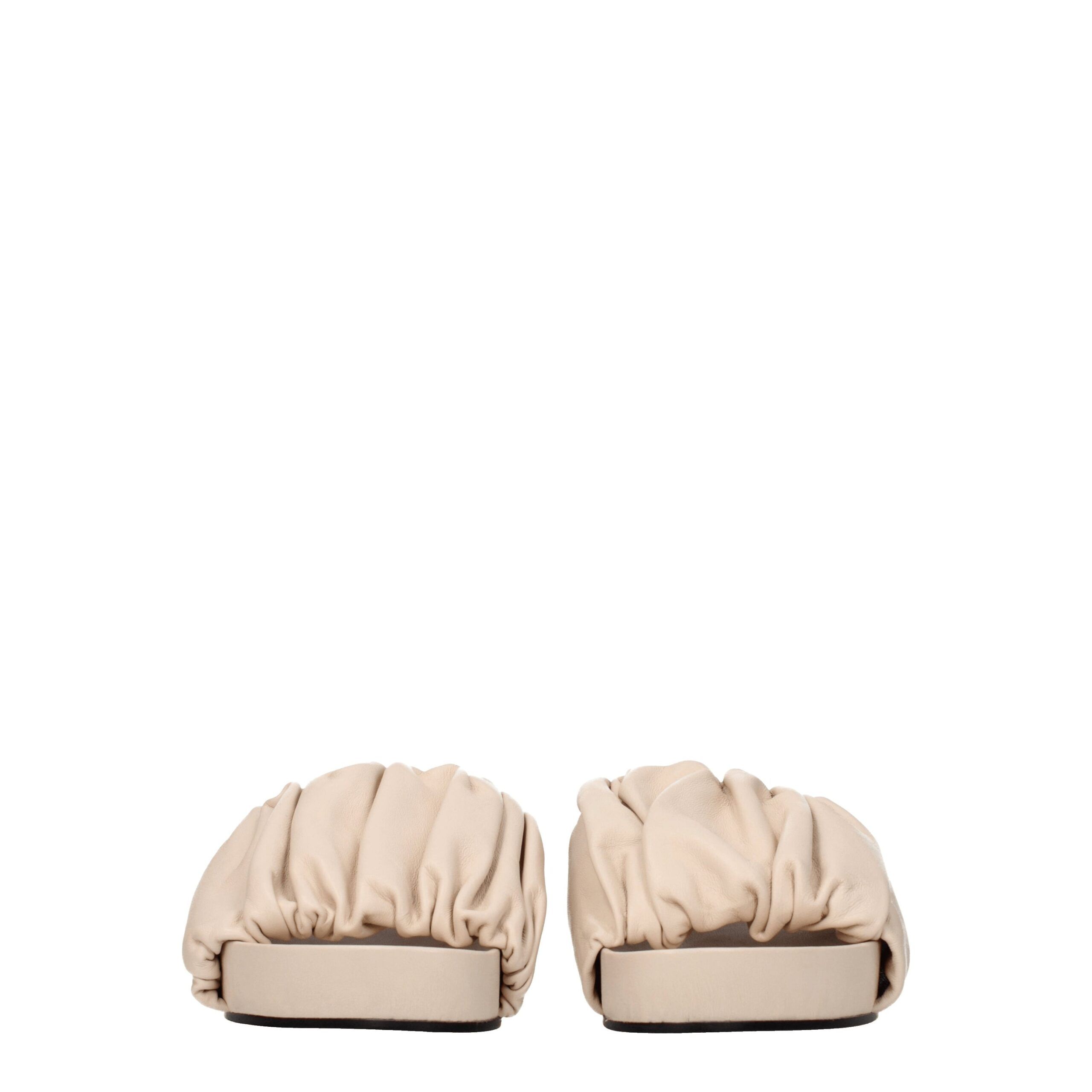 Leather Women's Slippers - Jil Sander - Modalova