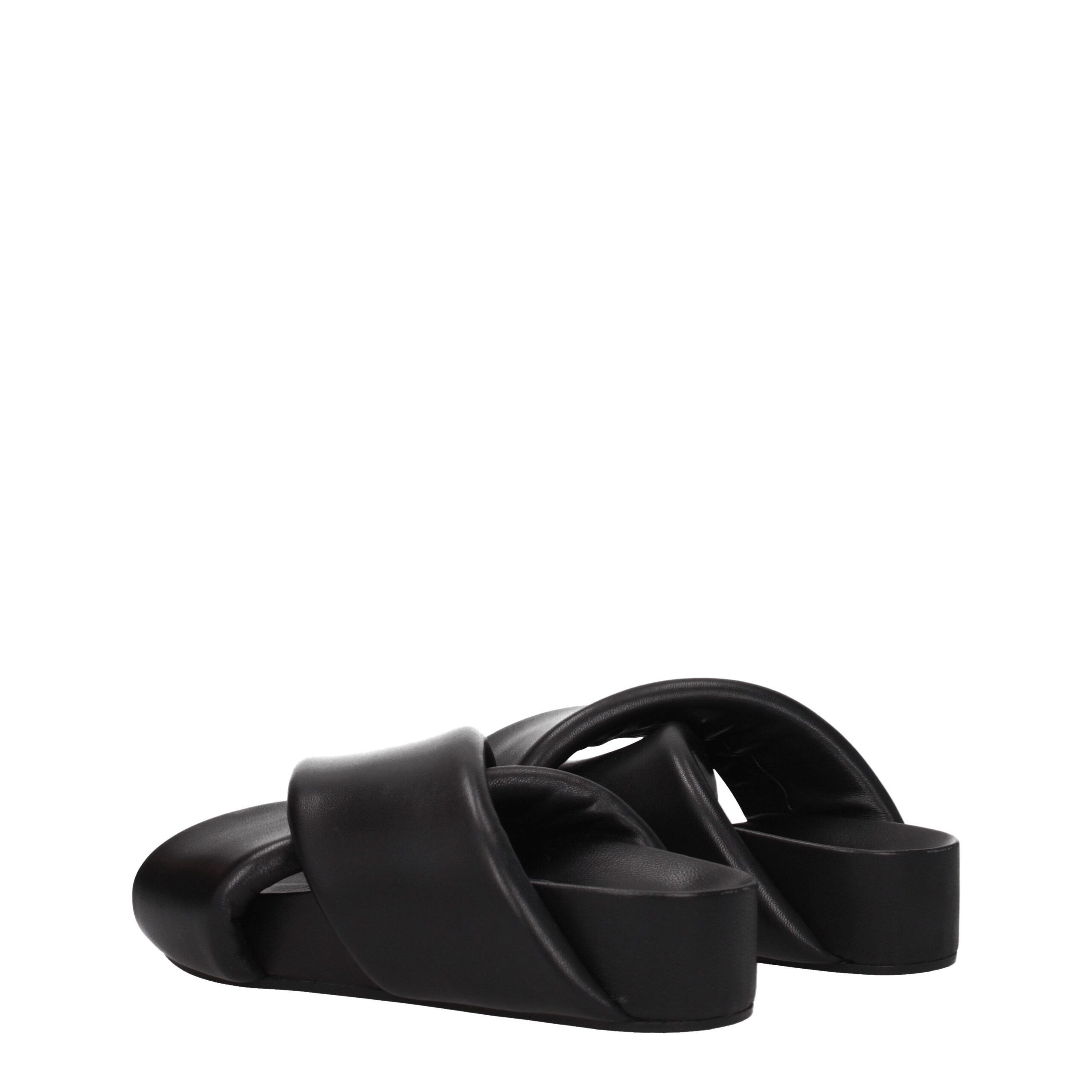 Leather Women's Slippers - Jil Sander - Modalova