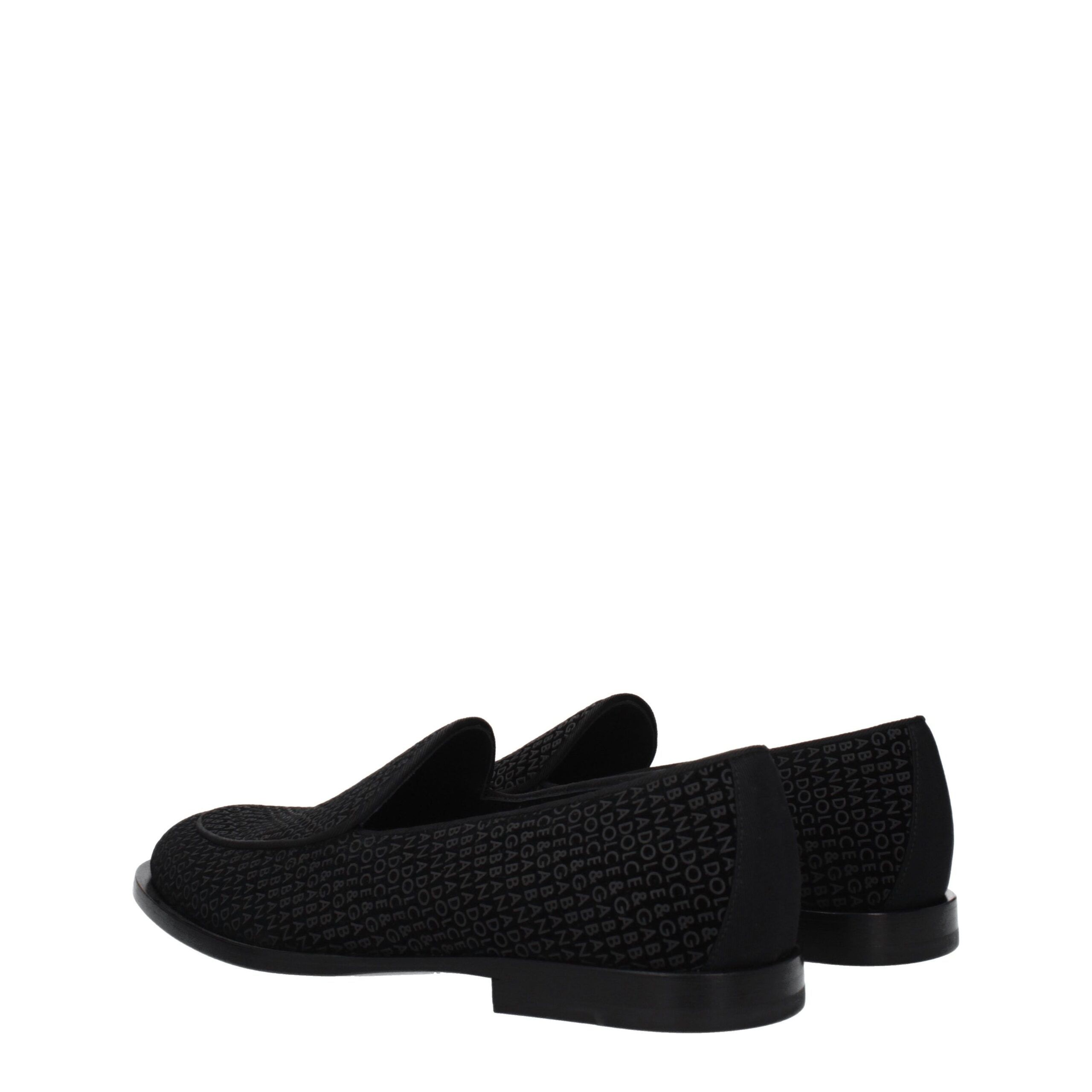 Velvet Slip-On Men's Loafers - Dolce & Gabbana - Modalova