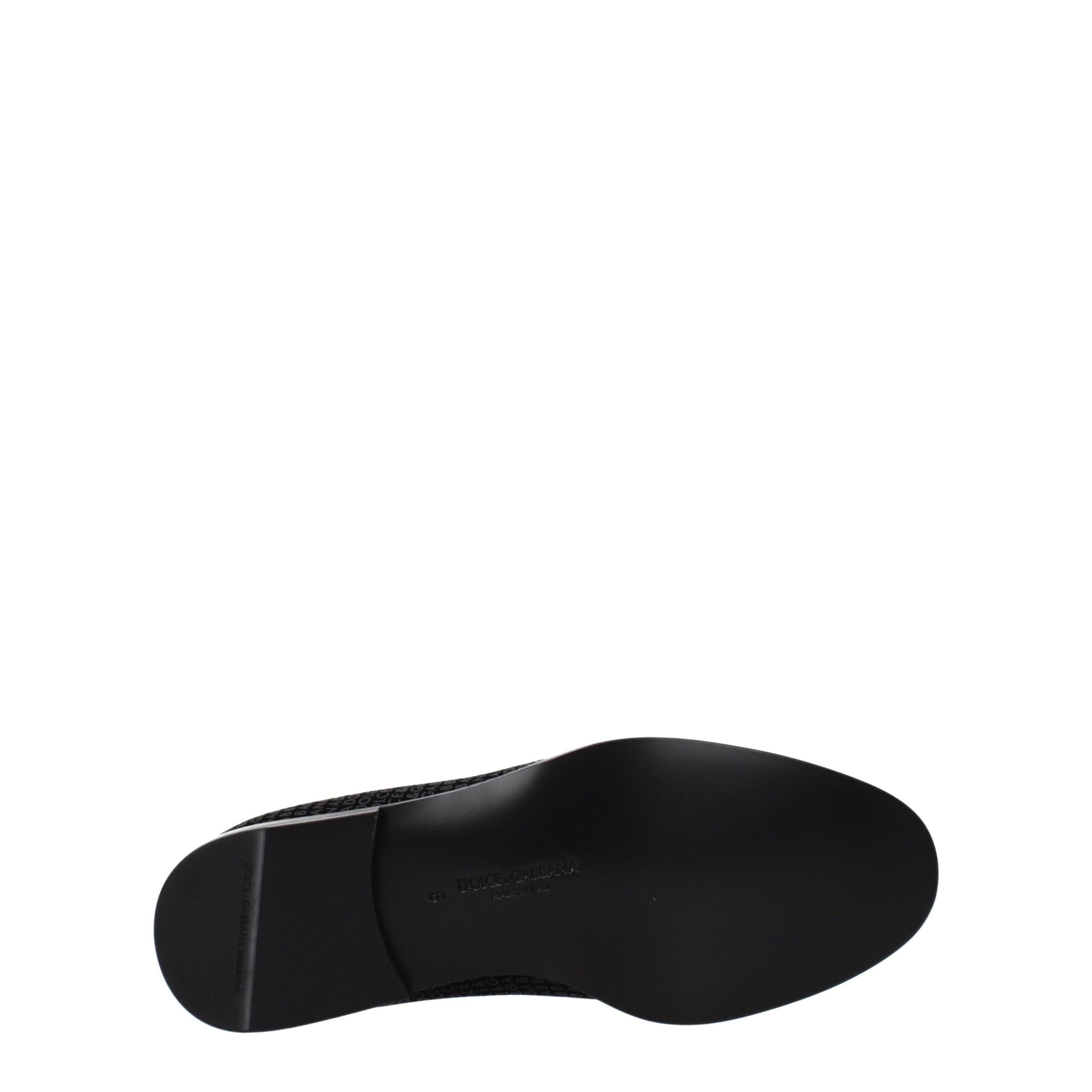 Velvet Slip-On Men's Loafers - Dolce & Gabbana - Modalova