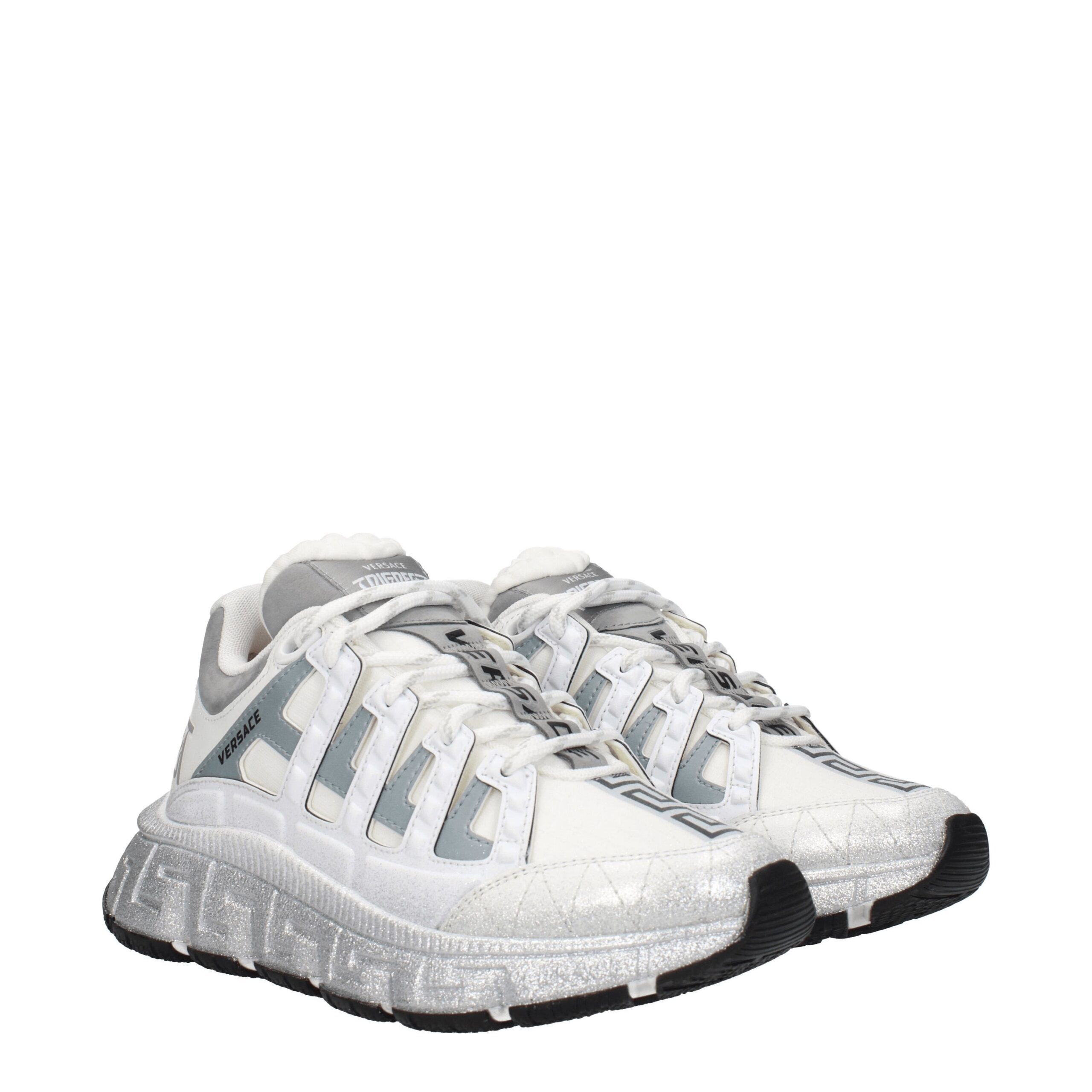 Fabric Athletic Women's Sneakers - Versace - Modalova