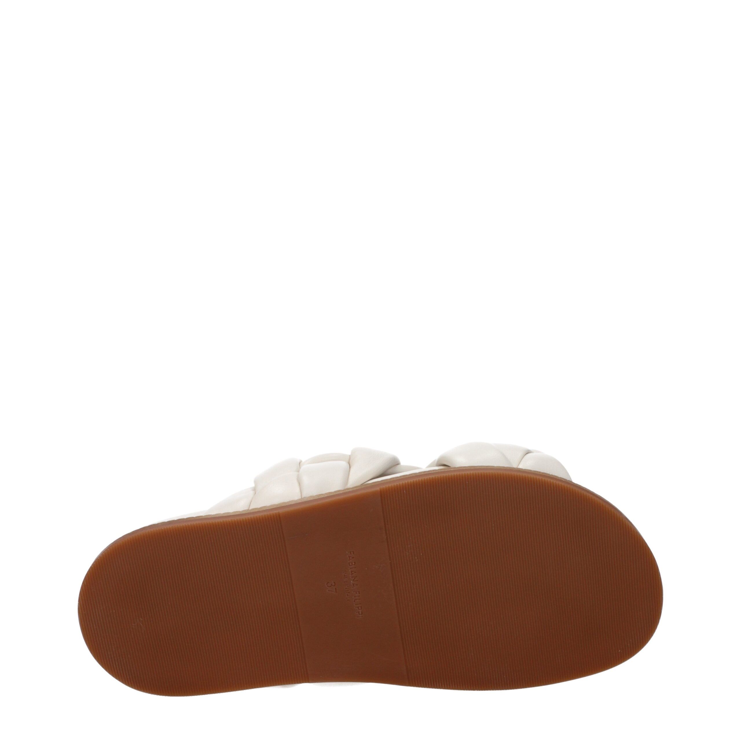 Leather Women's Slippers - Fabiana Filippi - Modalova