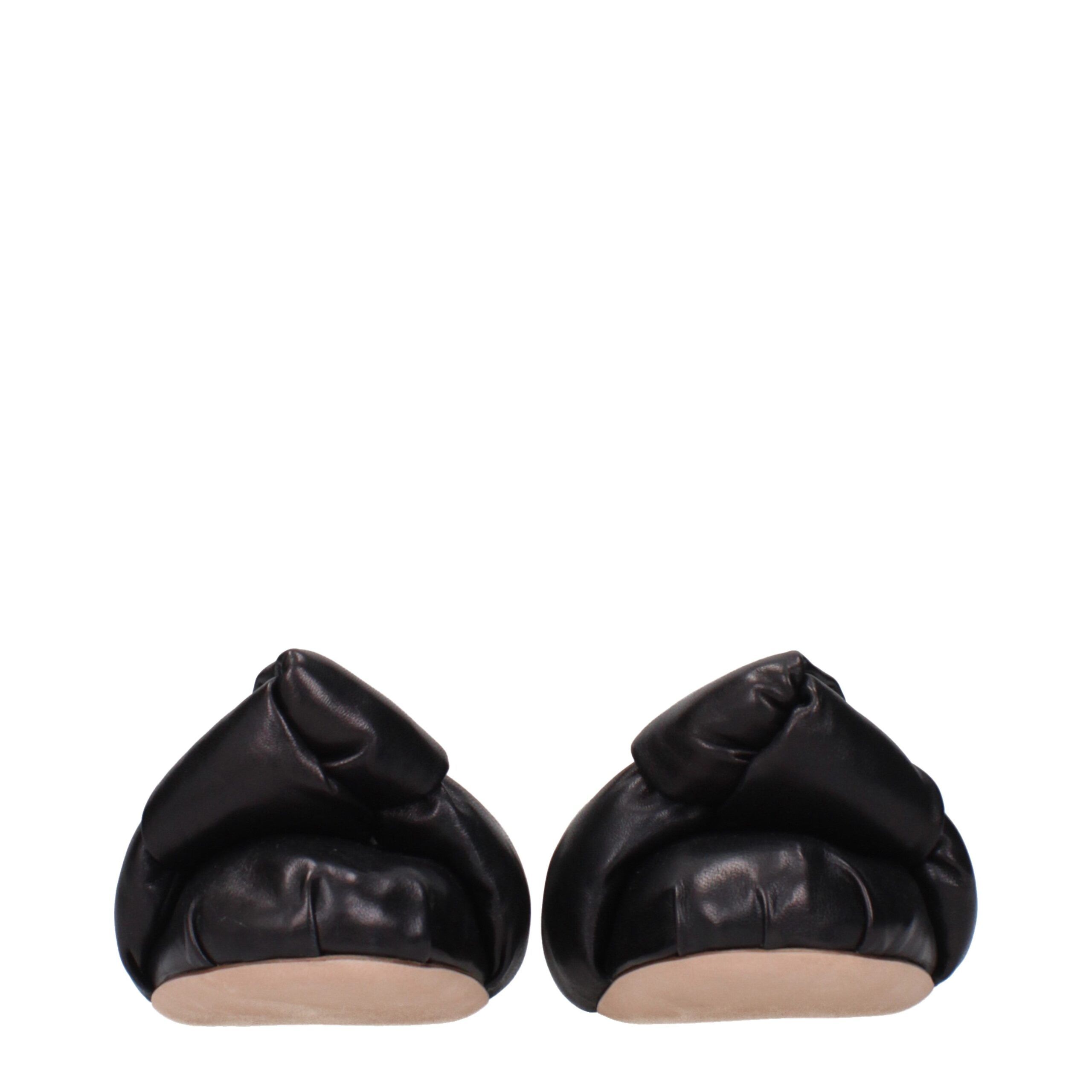 Leather Ballet Women's Flats - Miu Miu - Modalova