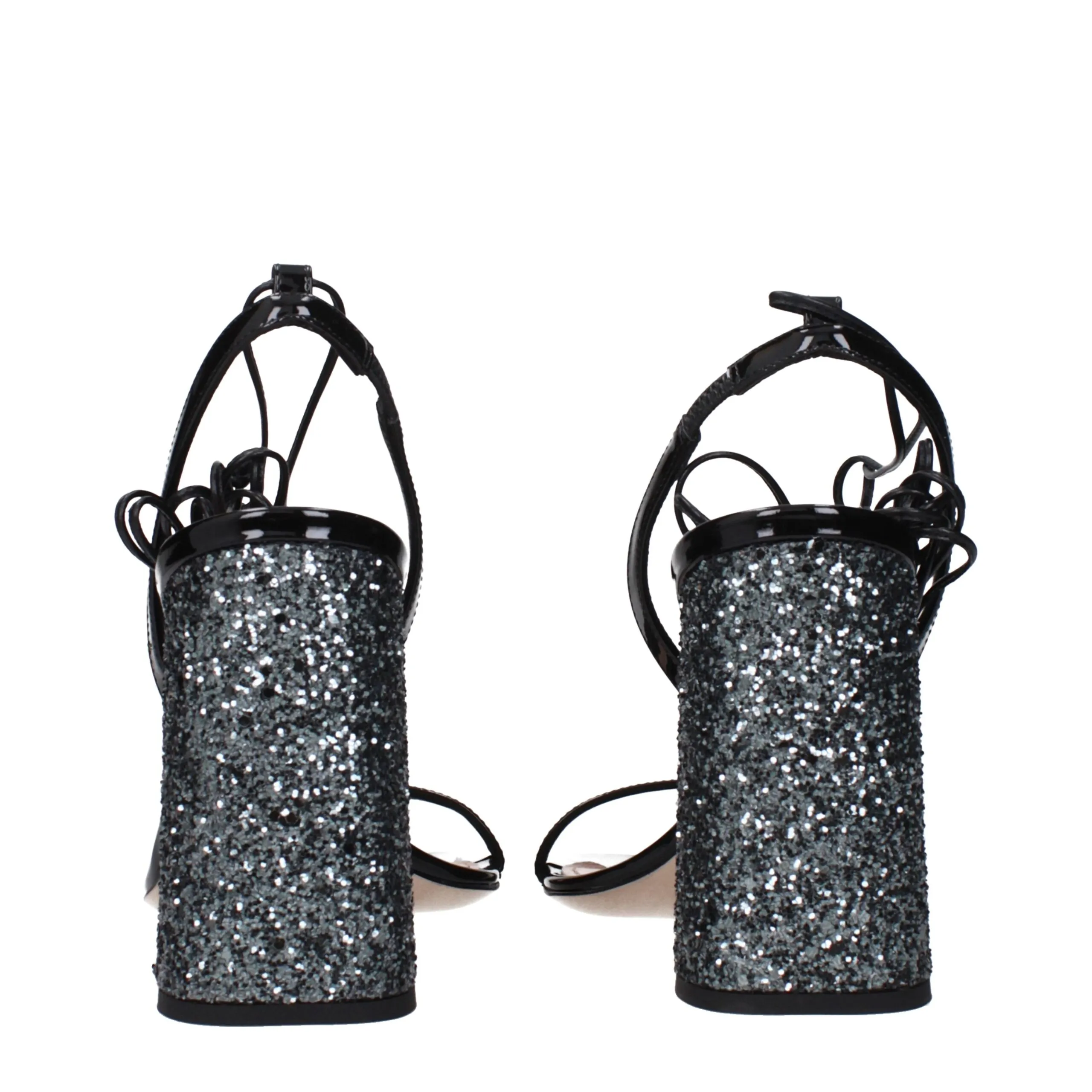 Leather Platform Women's Sandals - Miu Miu - Modalova