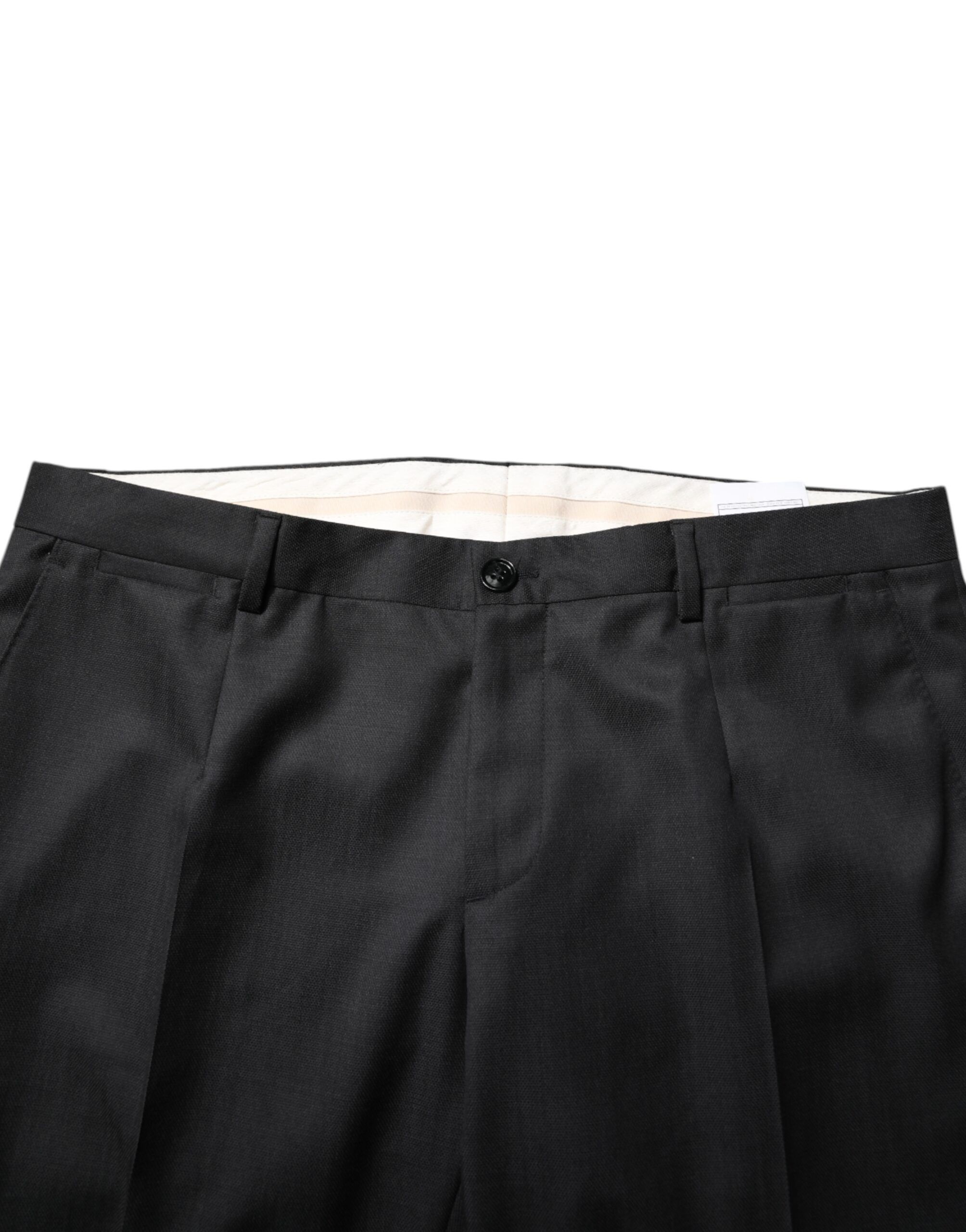 Dark Gray Wool Single Breasted 2 Piece Men's Suit - Dolce & Gabbana - Modalova