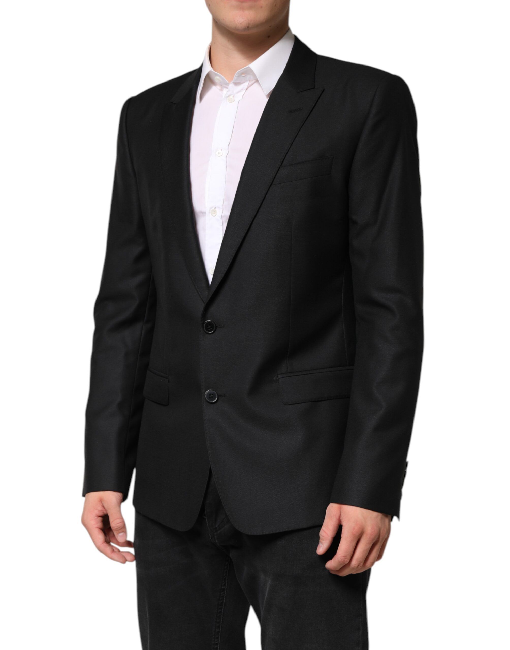 Wool Single Breasted Jacket Men's Blazer - Dolce & Gabbana - Modalova