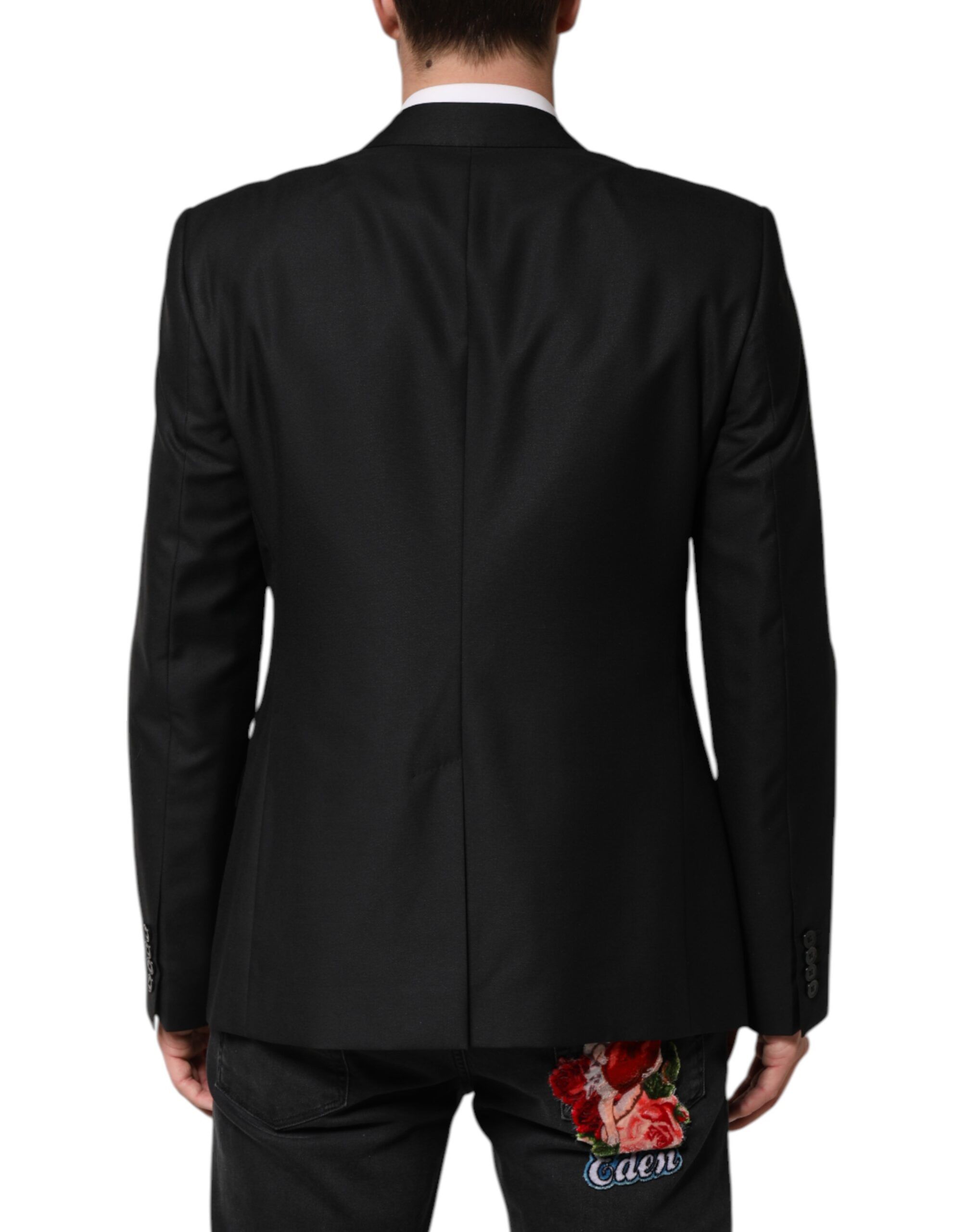 Wool Single Breasted Jacket Men's Blazer - Dolce & Gabbana - Modalova