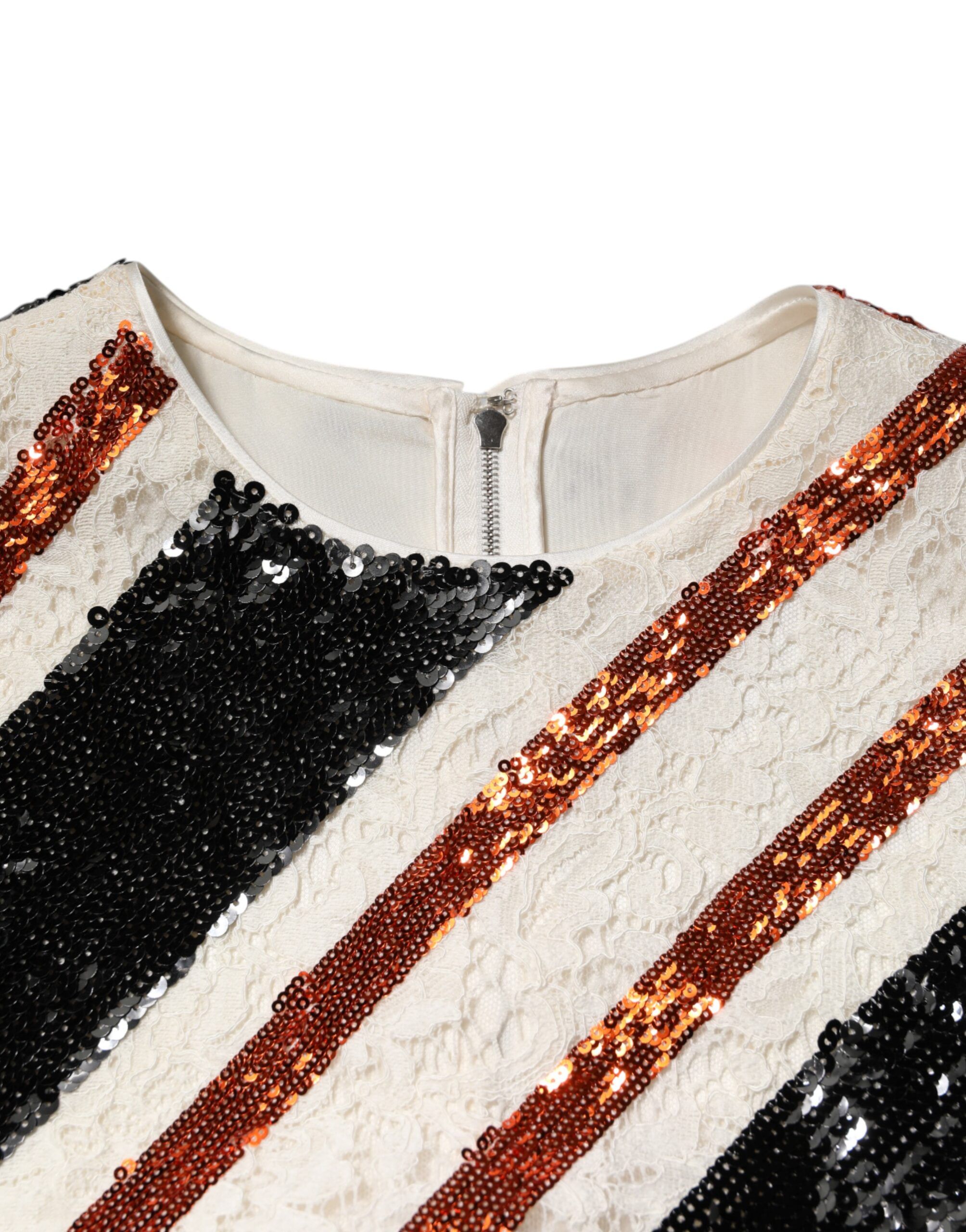 Sequin Embellished Shift Women's Dress - Dolce & Gabbana - Modalova