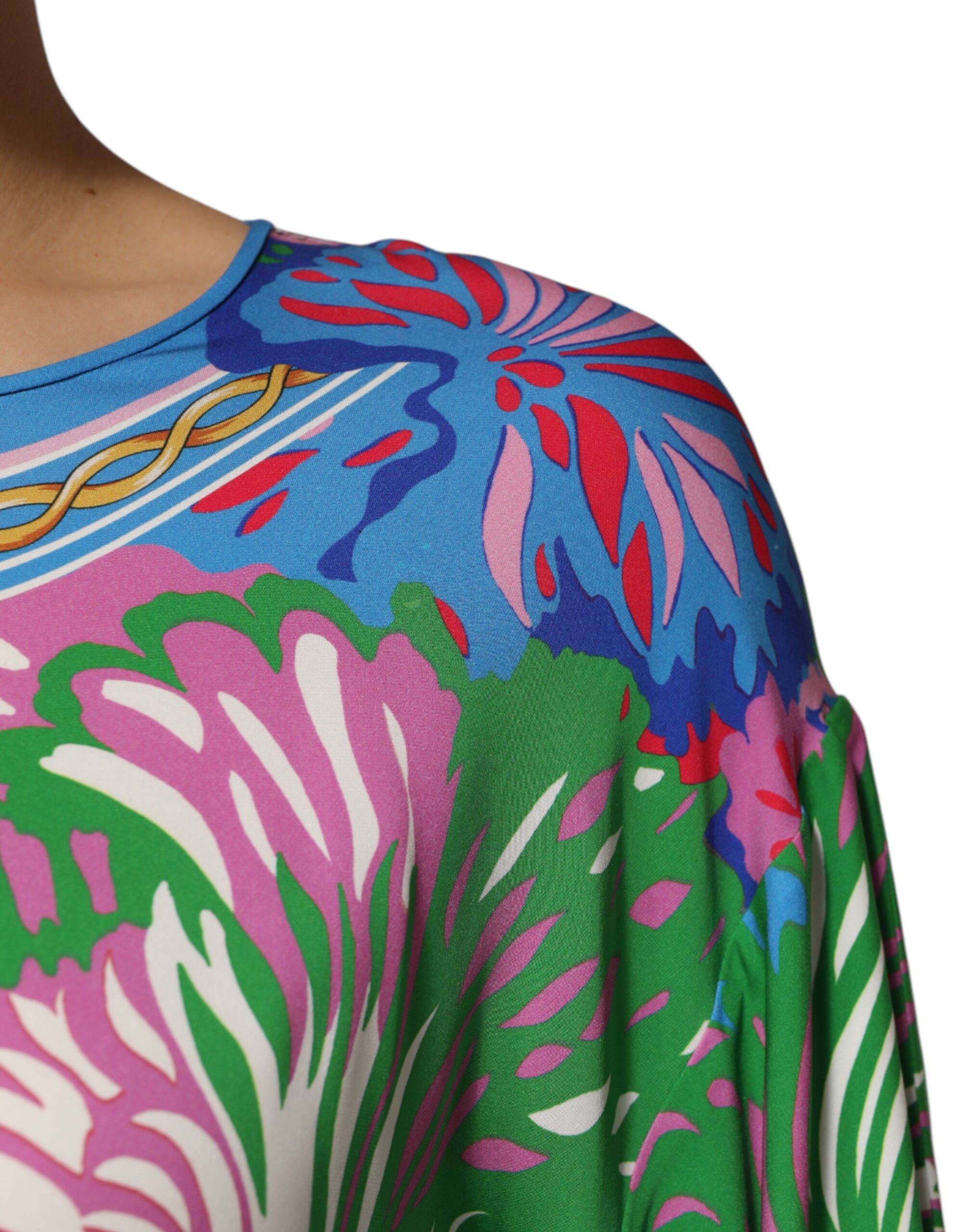 Floral Printed Tunic Blouse Women's Top (Pre-Owned) - Dolce & Gabbana - Modalova