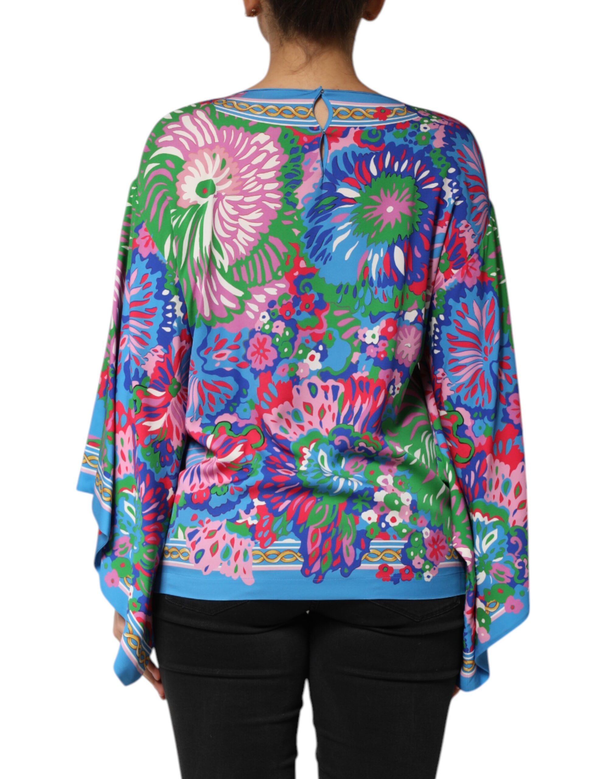 Floral Printed Tunic Blouse Women's Top (Pre-Owned) - Dolce & Gabbana - Modalova