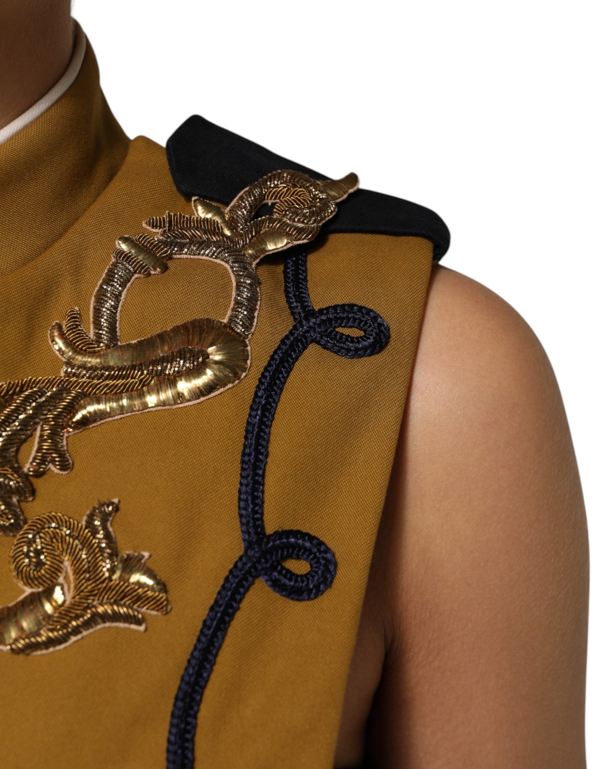 Crystal Cross Runway Vest Jacket Women's Top (Pre-Owned) - Dolce & Gabbana - Modalova