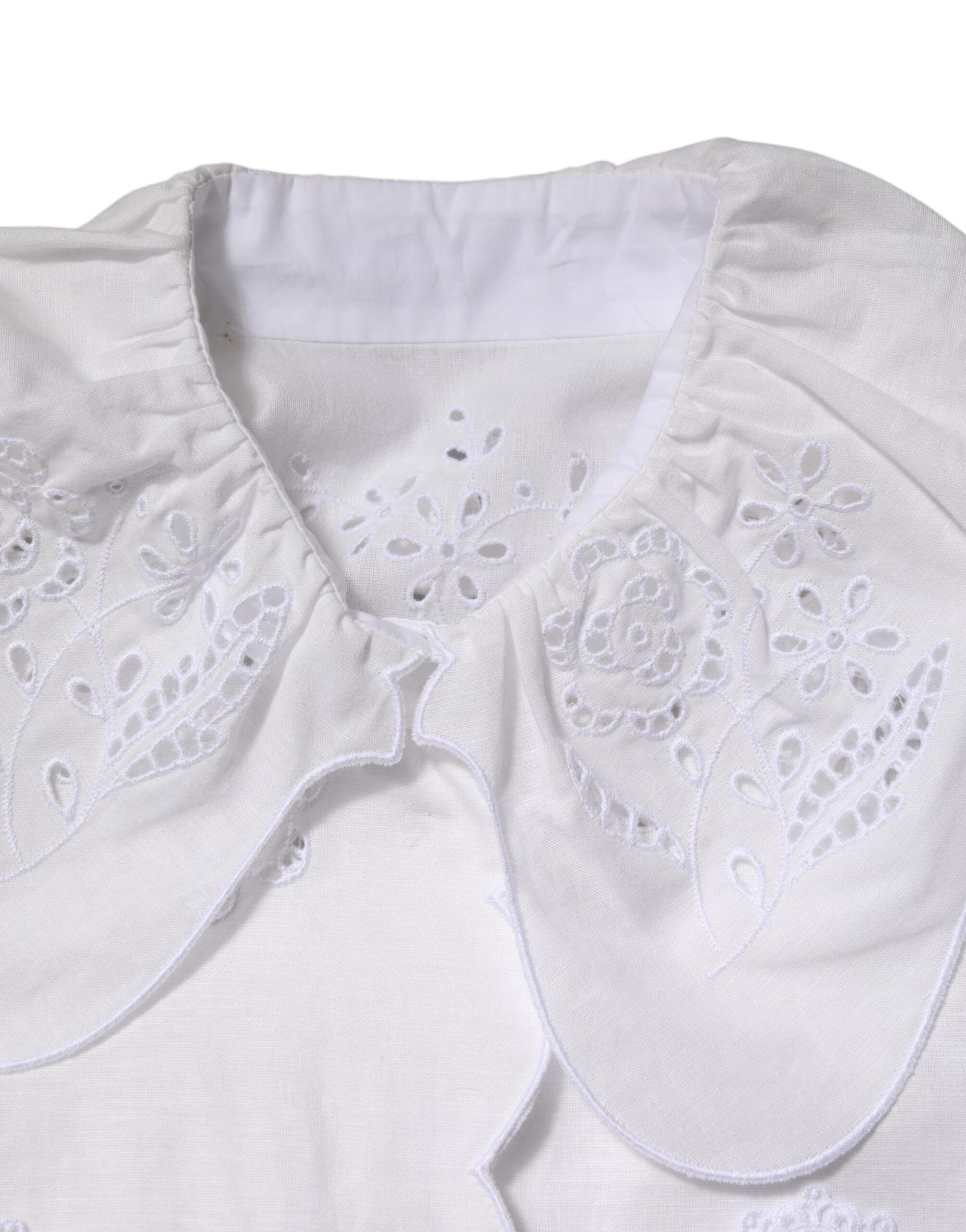 Ruffled Lace Embellished Blouse Women's Top - Dolce & Gabbana - Modalova