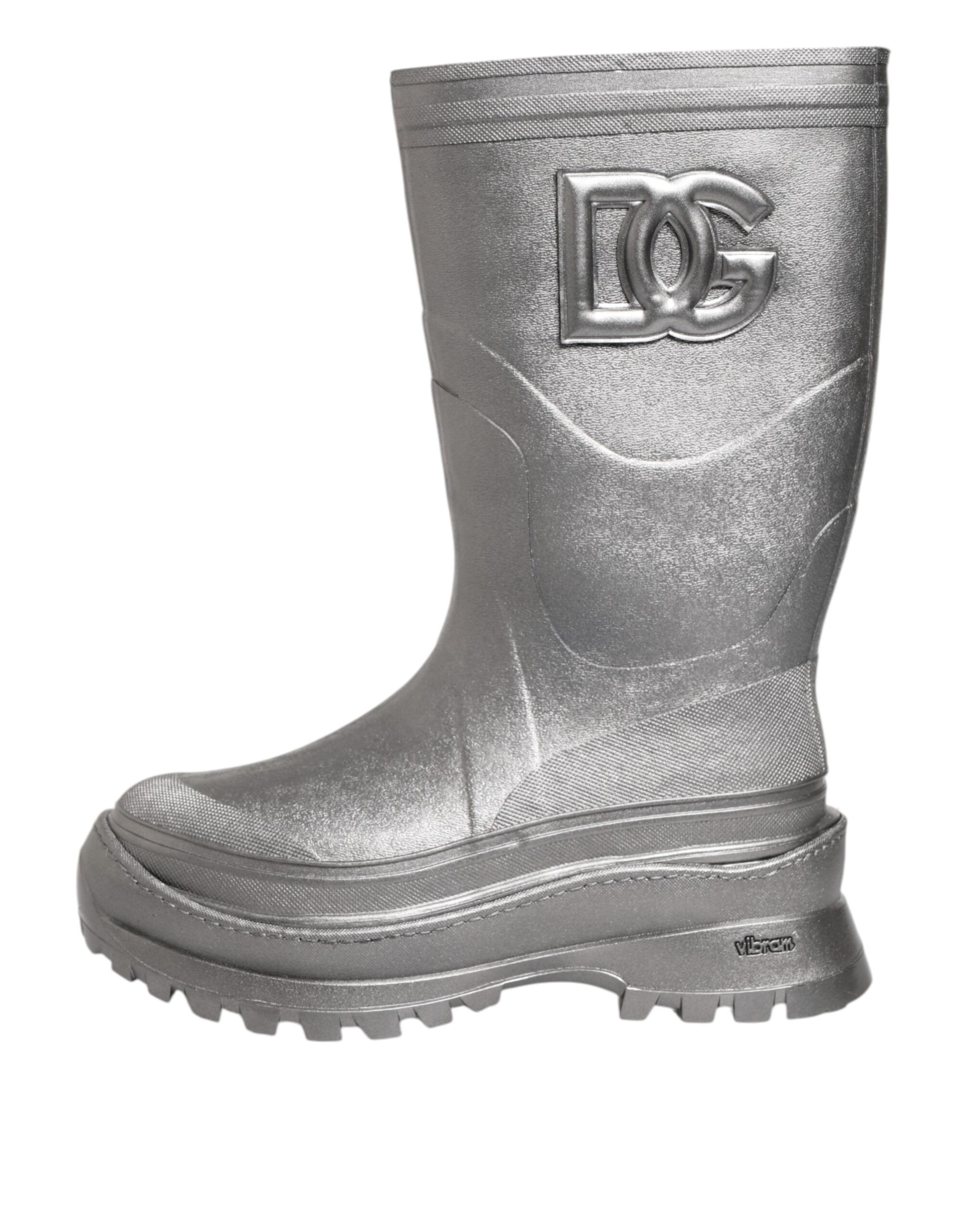 Metallic Pull On Rain Boots Men's Shoes - Dolce & Gabbana - Modalova