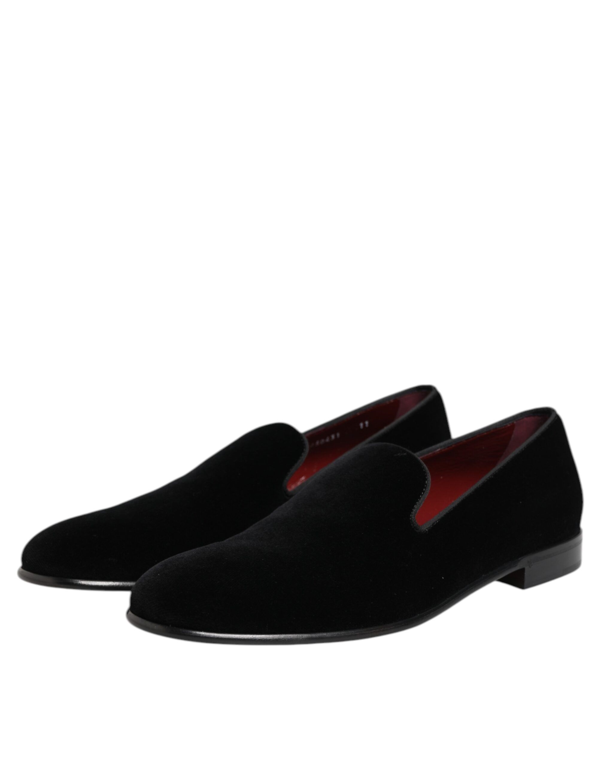 Velvet Slip On Loafers Men Formal Men's Shoes - Dolce & Gabbana - Modalova