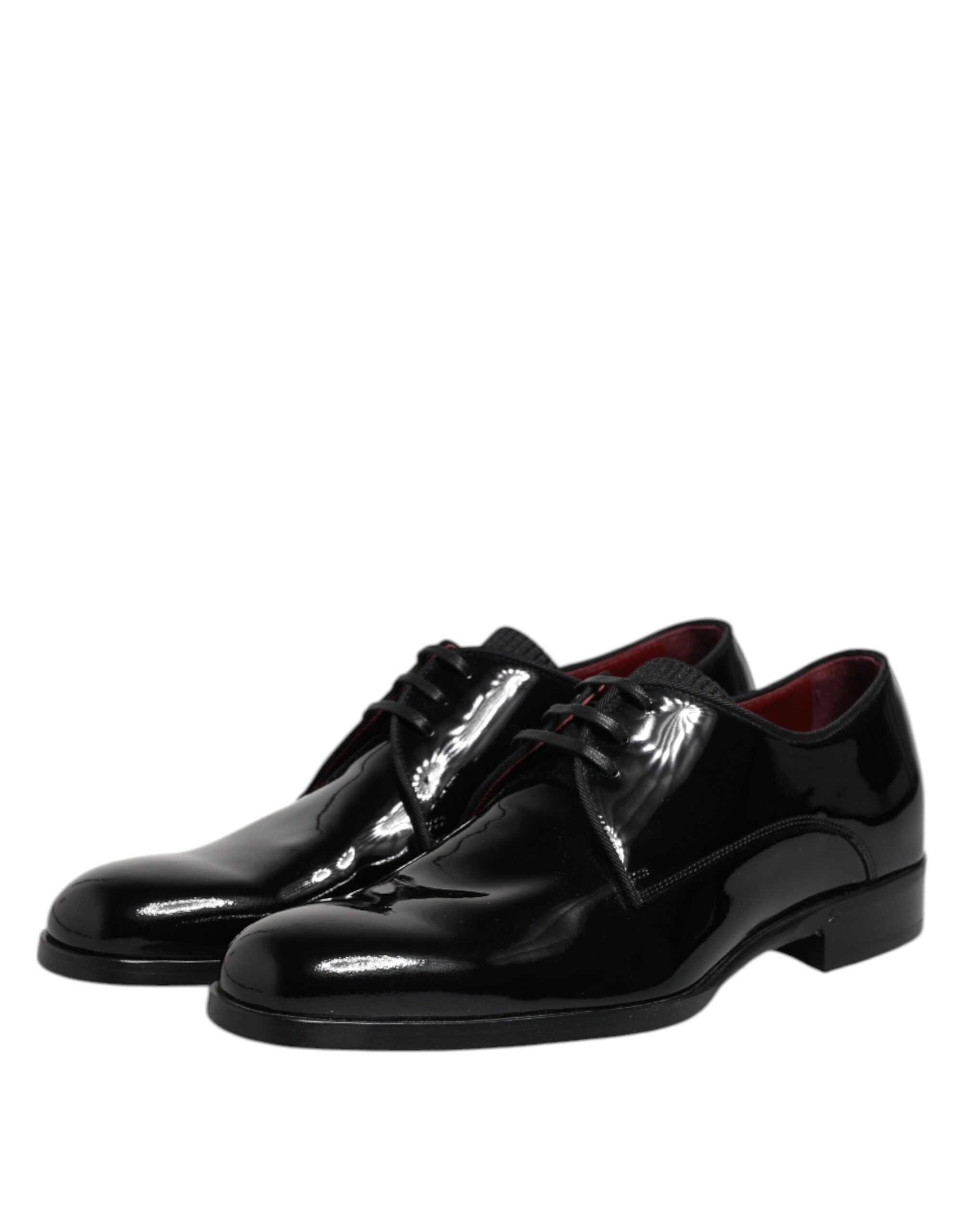 Leather Lace Up Men Derby Formal Men's Shoes - Dolce & Gabbana - Modalova