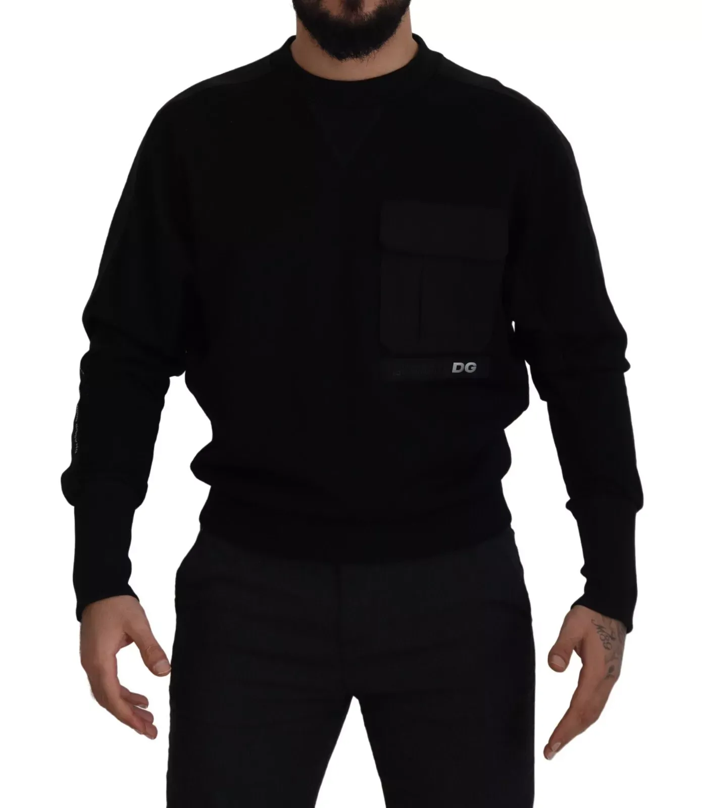 Cotton Crewneck Sweatshirt Men's Sweater - Dolce & Gabbana - Modalova