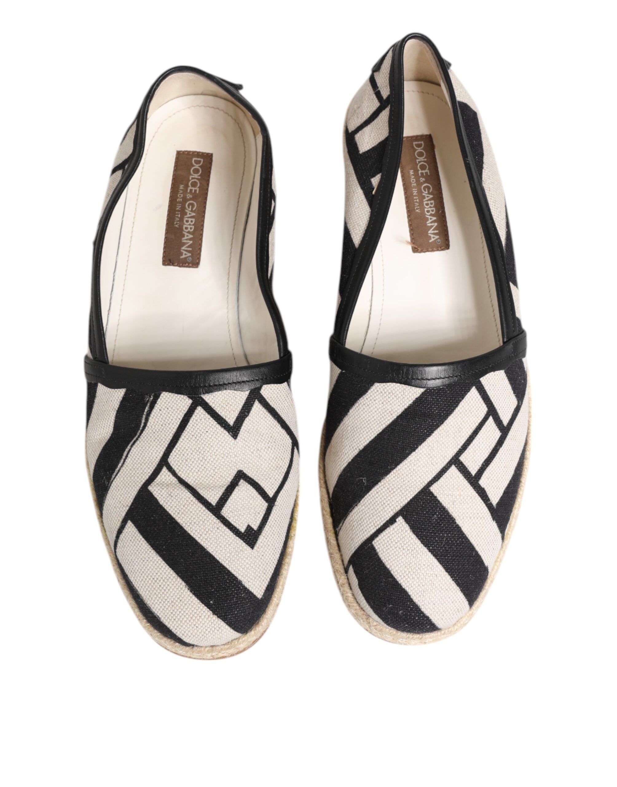 Stripes Flat Espadrille Men's Shoes (Pre-Owned) - Dolce & Gabbana - Modalova