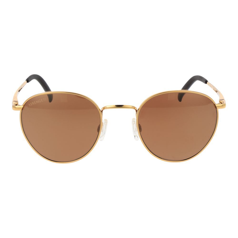 Serengeti Gold Metal Sunglasses - Serengeti - Modalova
